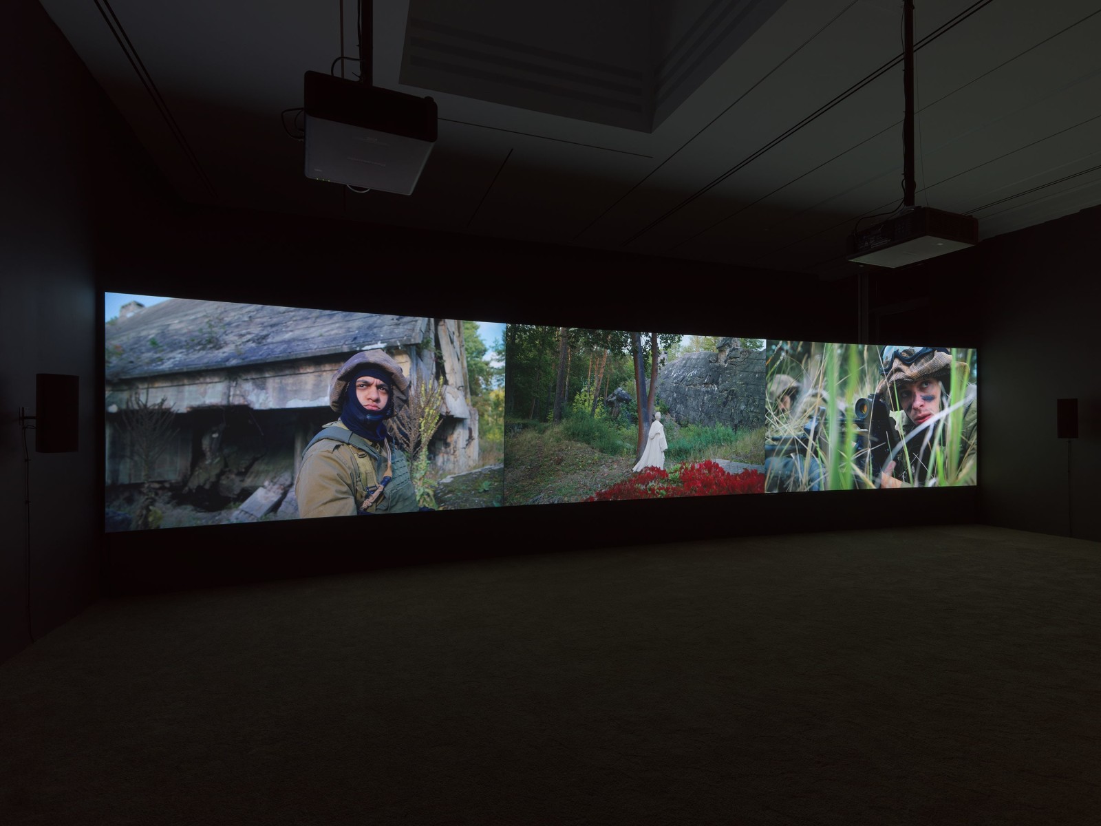 Installation view, Yael Bartana,&nbsp;Malka Germania, Petzel, 2023