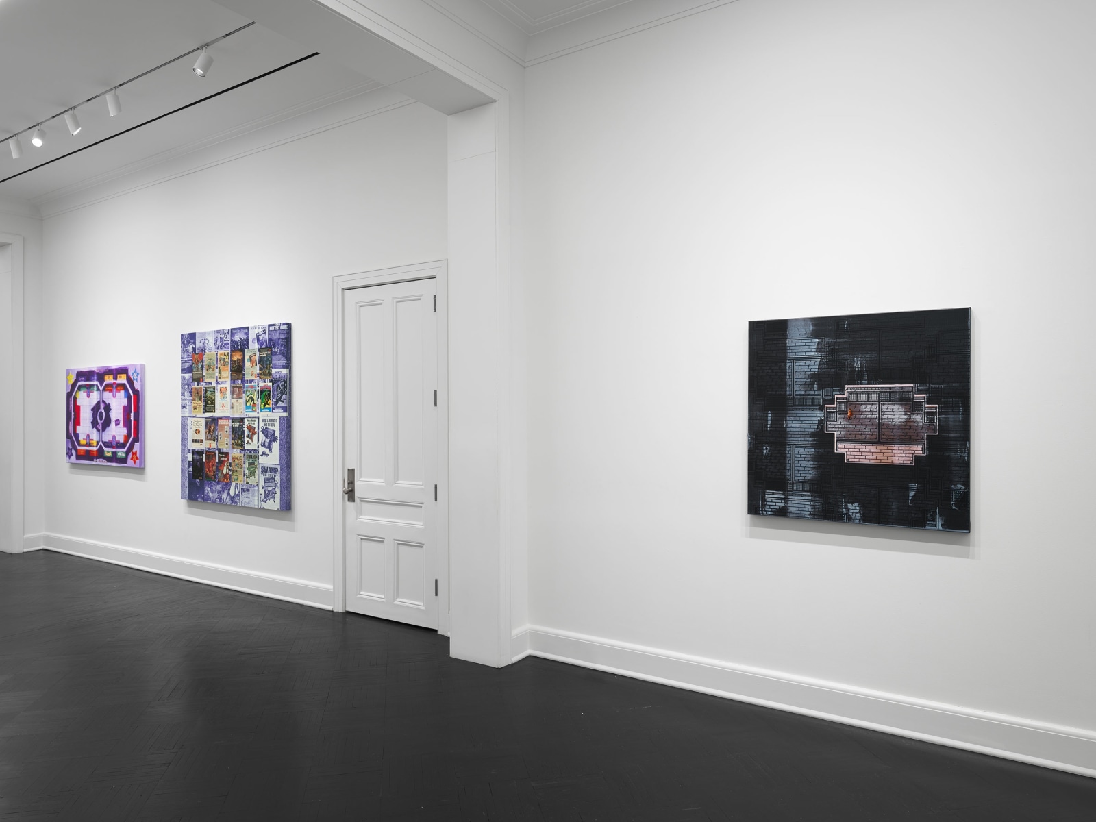 Installation view, Simon Denny,&nbsp;Dungeon, Petzel, 2024