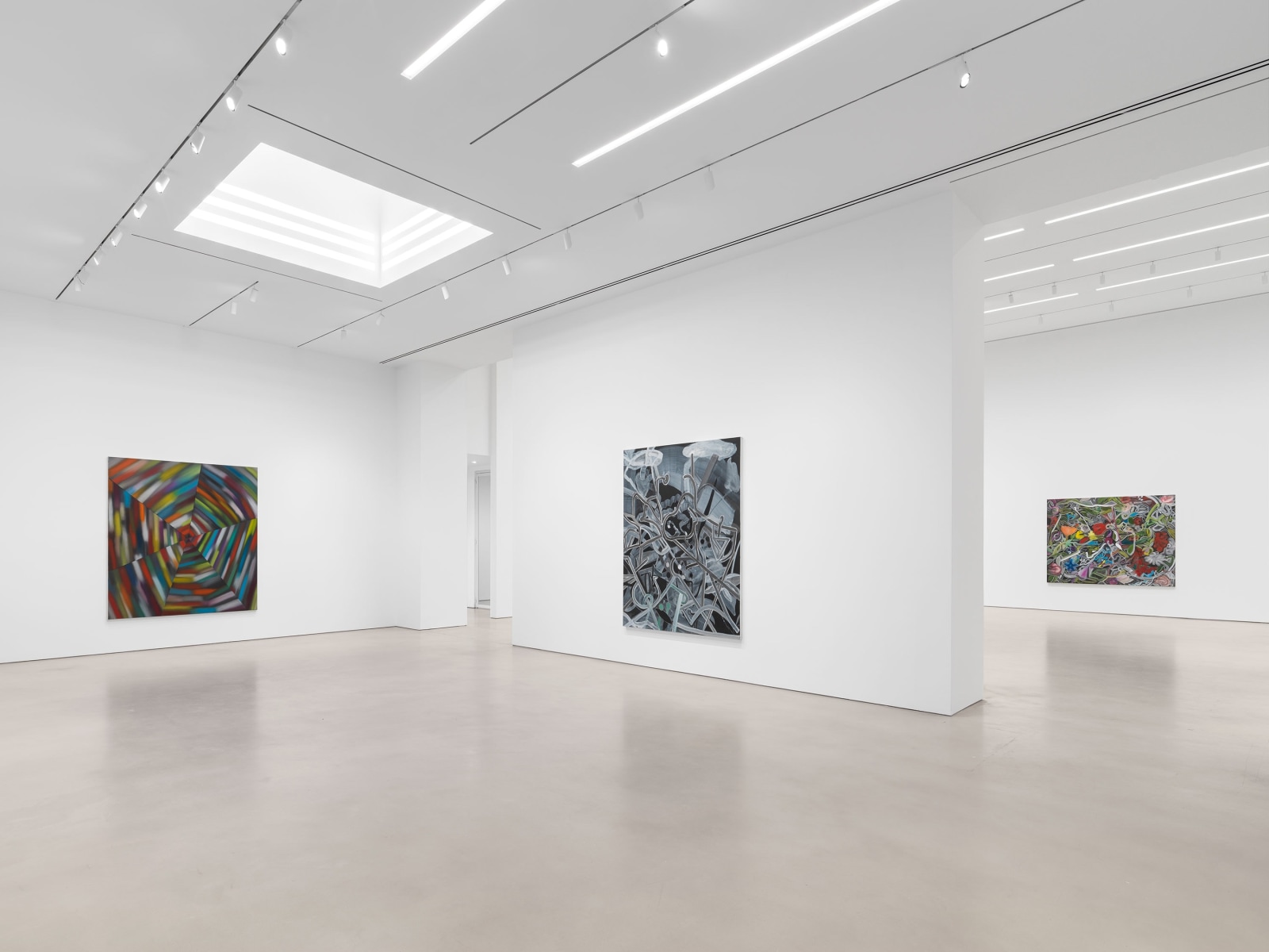 Installation view, Ross Bleckner, Mashber, Petzel, 2024