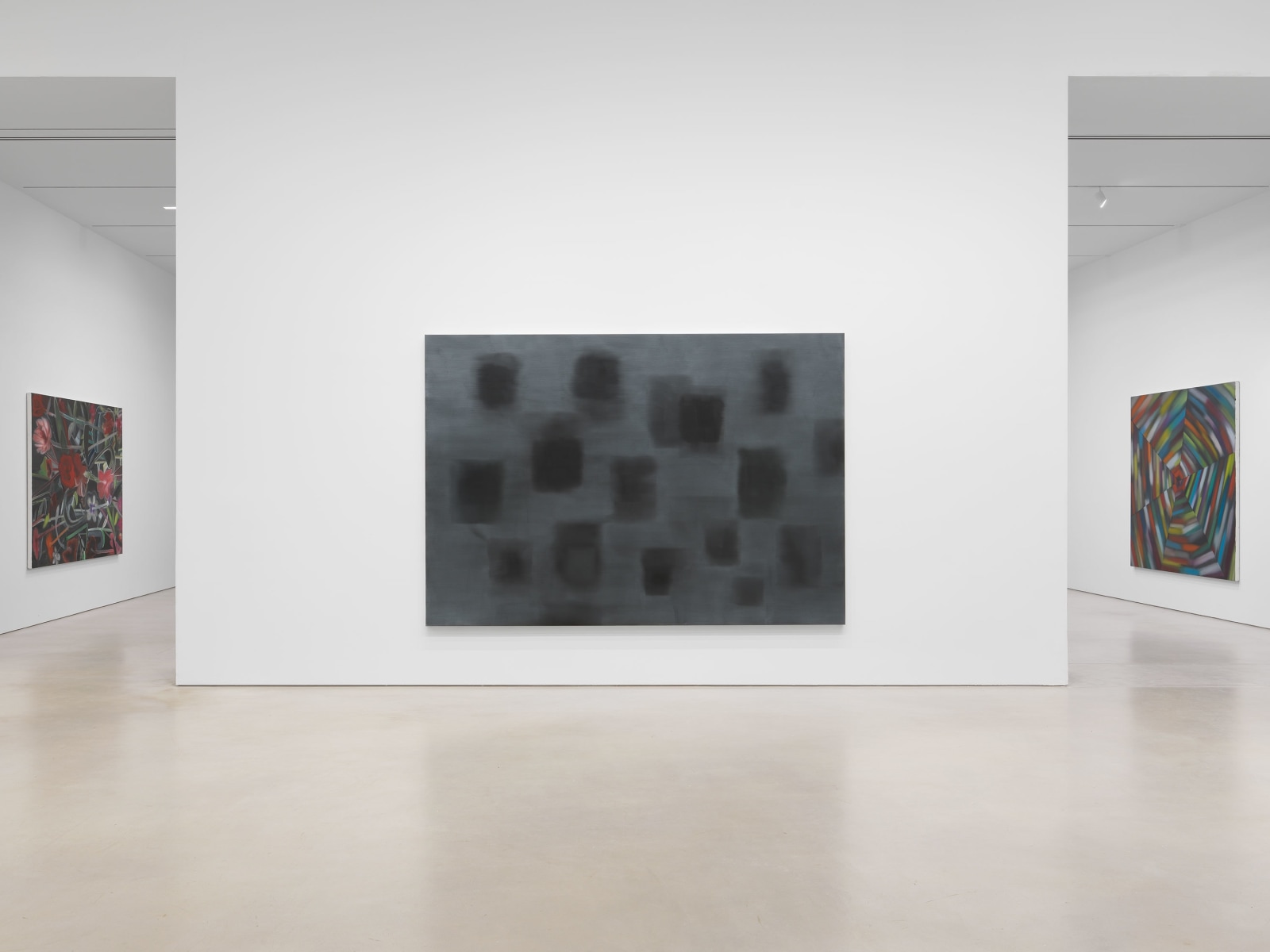 Installation view, Ross Bleckner, Mashber, Petzel, 2024