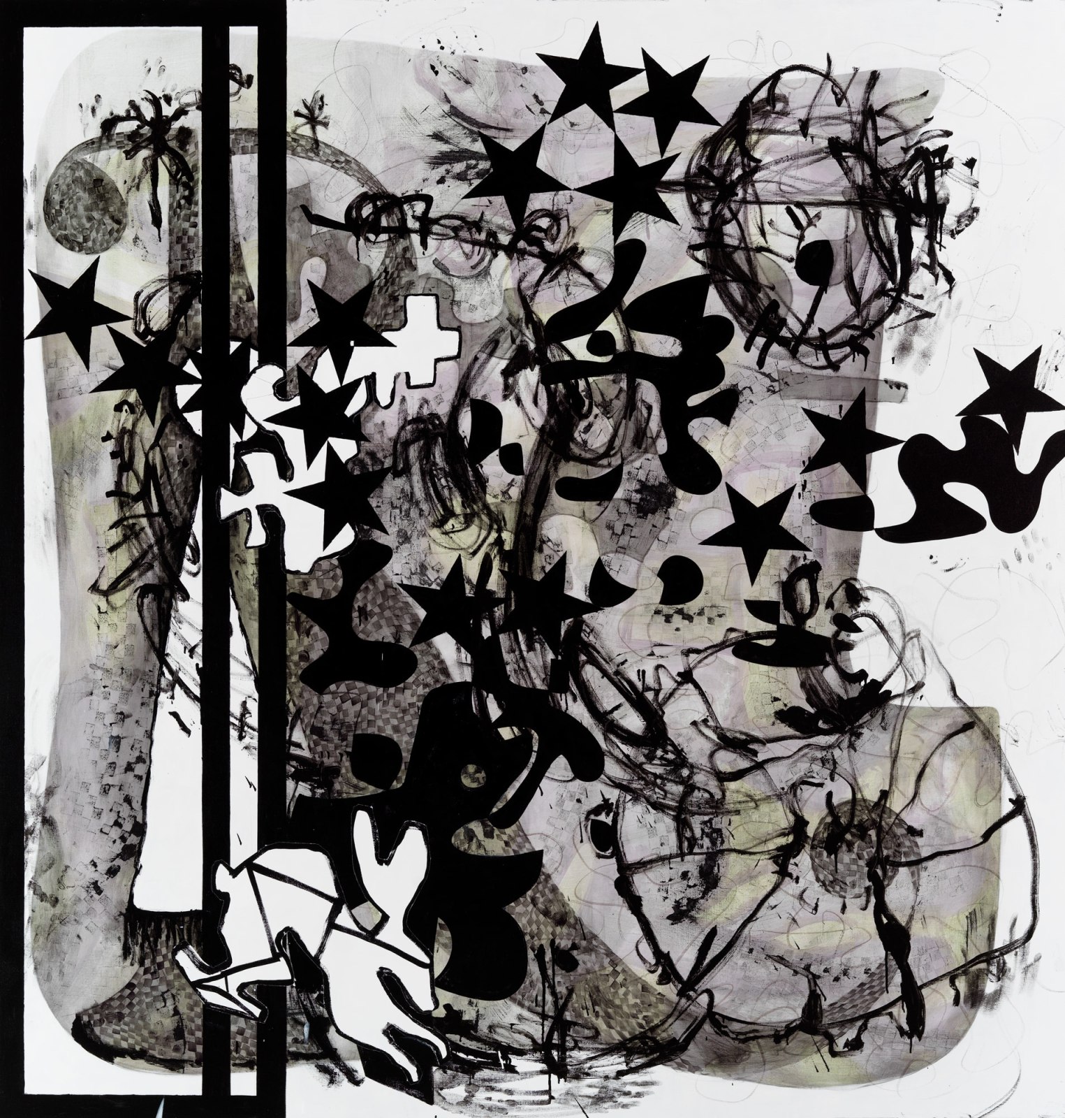 Charline von Heyl, Thine Own Hare