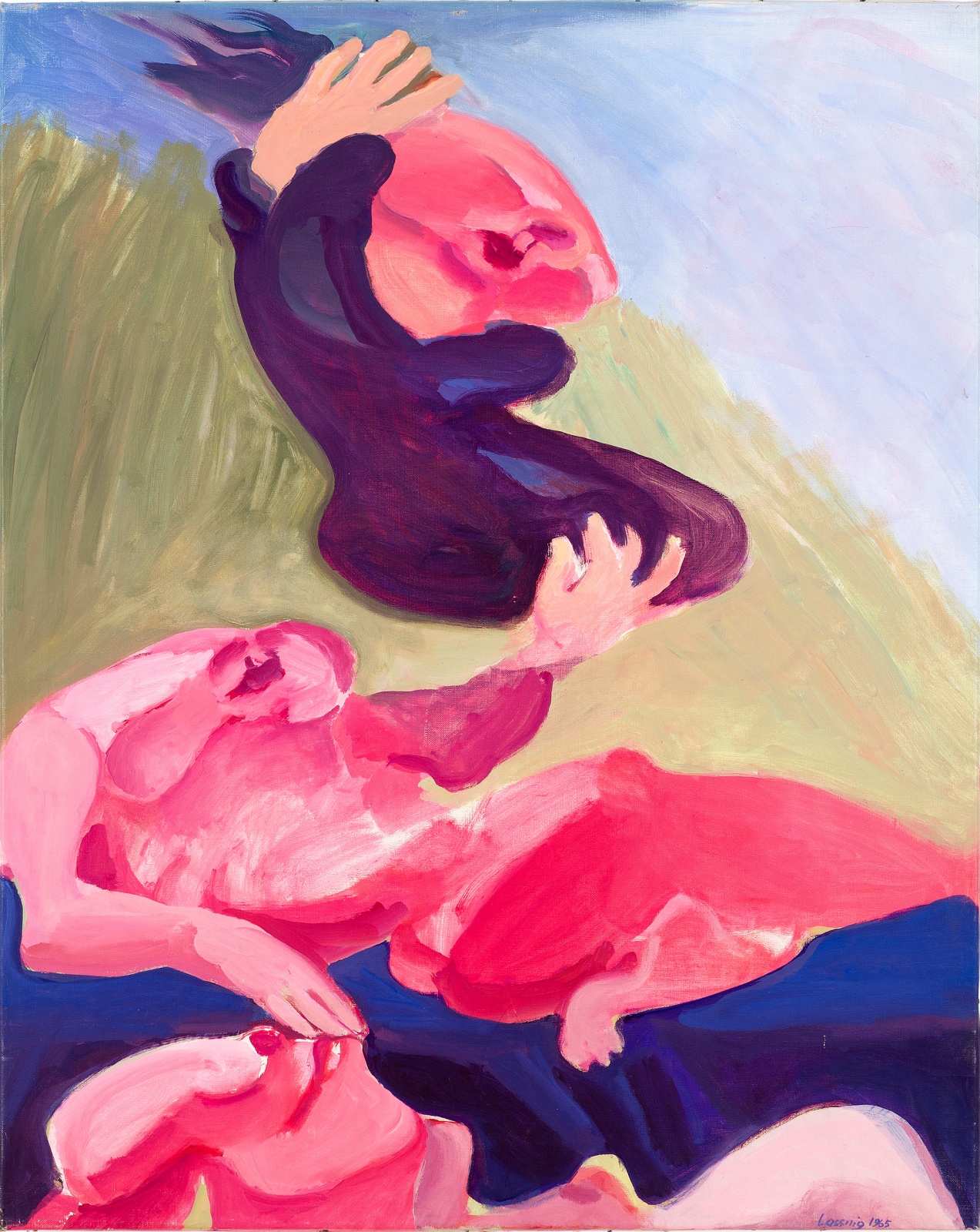 Maria Lassnig, Balancing Myself/Tableau doux pour enfants, &quot;le secret&quot;