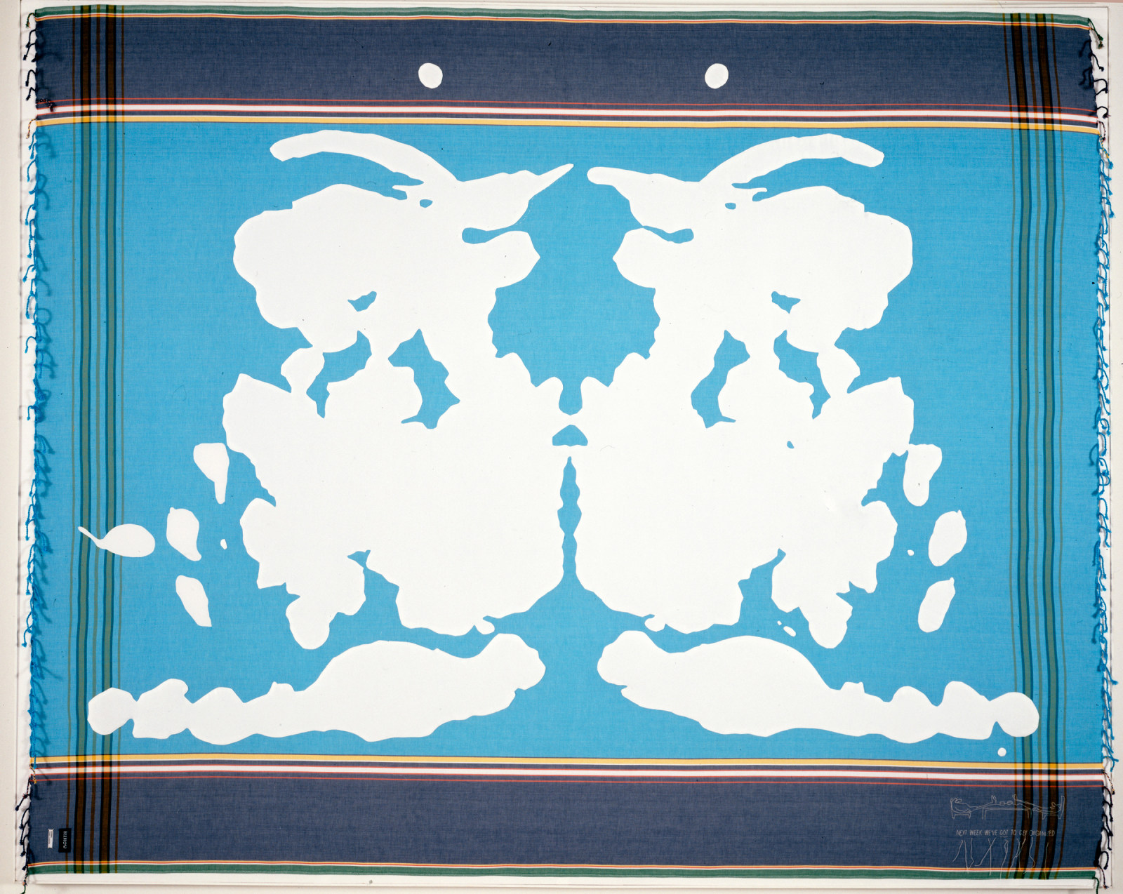 RORSCHACHTEST #4, 2006, Cotton, linen