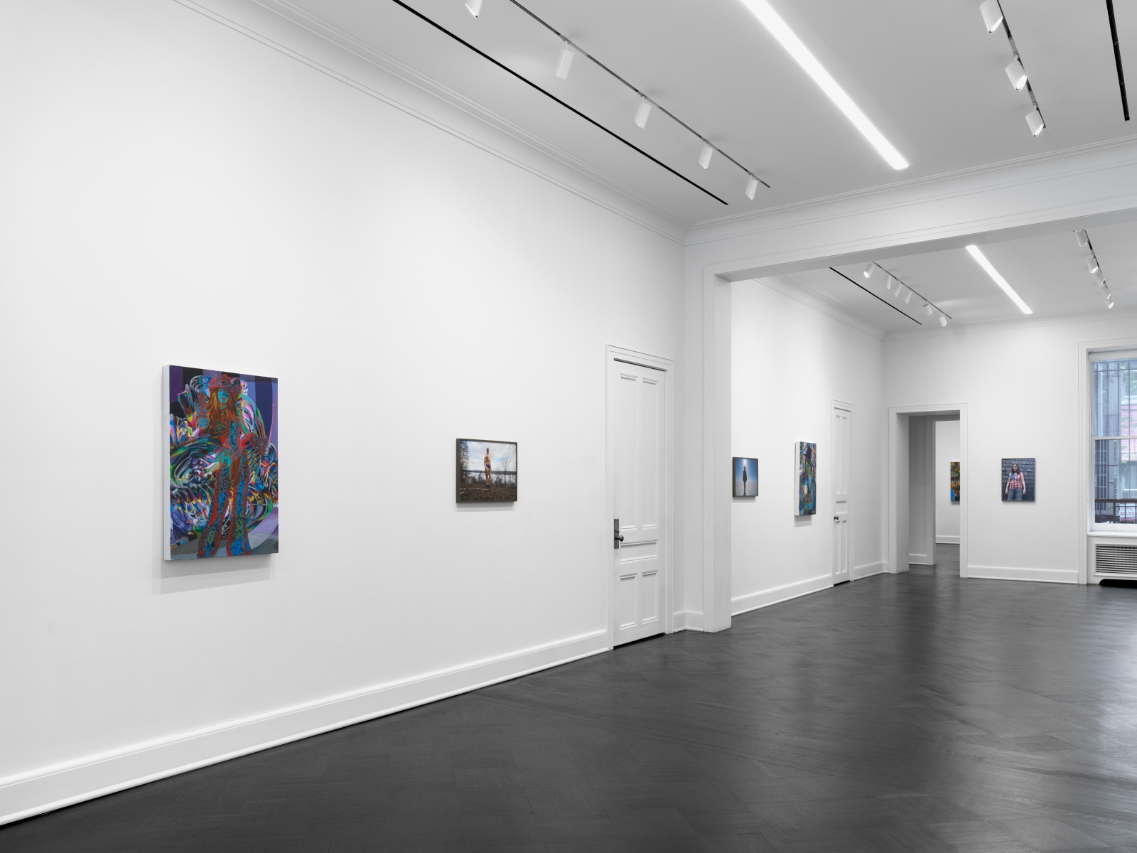 Installation view, Dana Hoey and Caitlin Cherry, Hello Trouble, Petzel, 2022