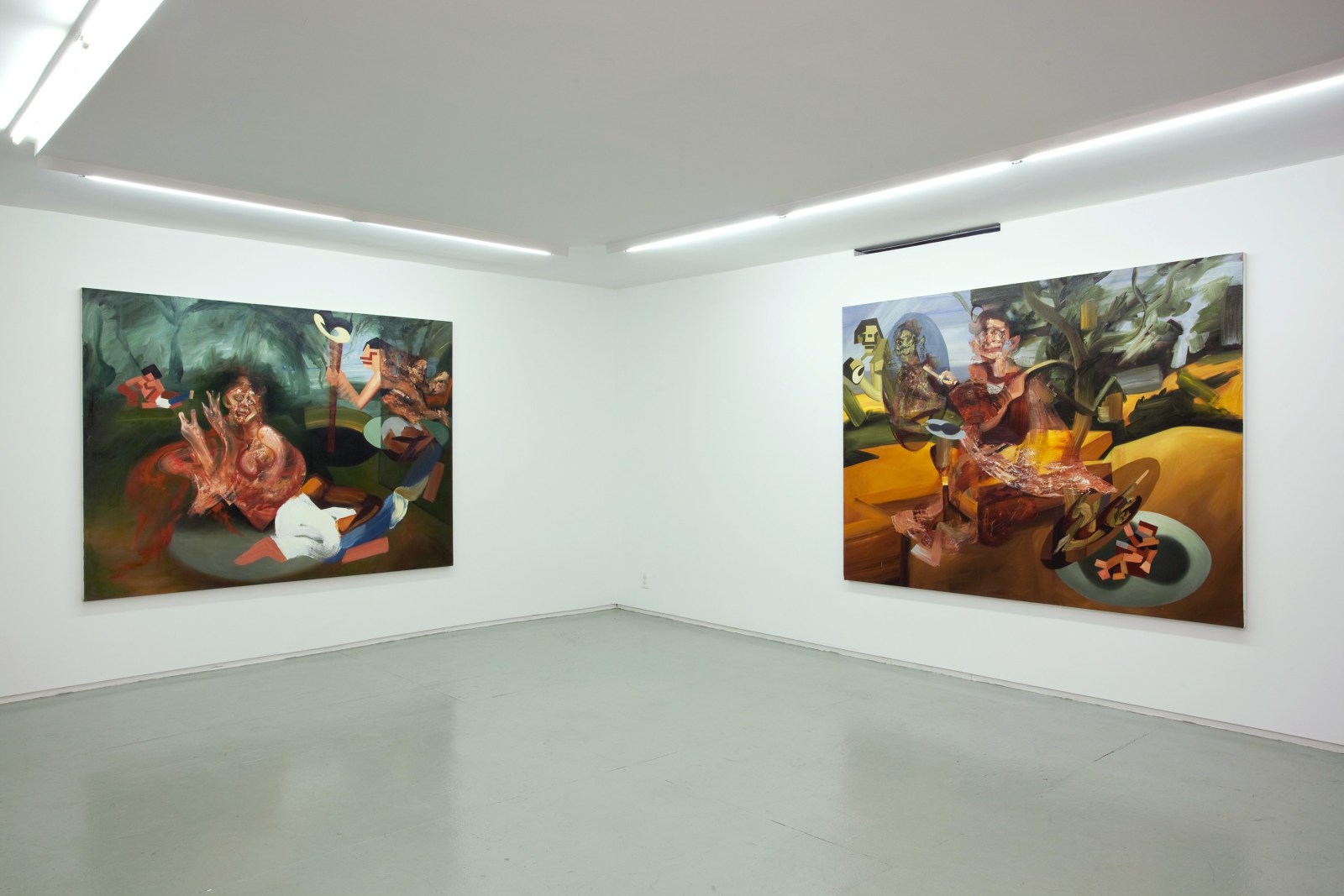 Pieter Schoolwerth: The Z-axis Cycle. Installation view, 2009. Miguel Abreu Gallery, New York.