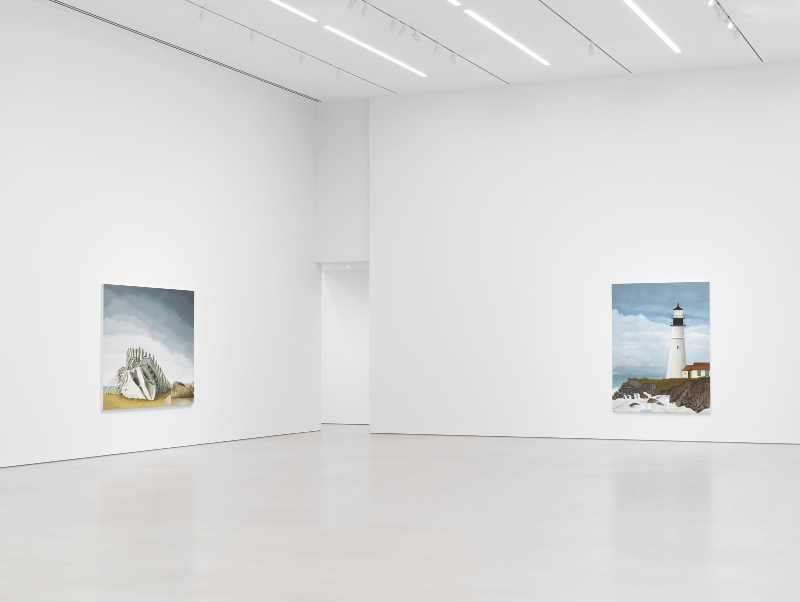 Installation view, Sean Landers, Adrift,&nbsp;Petzel, 2023