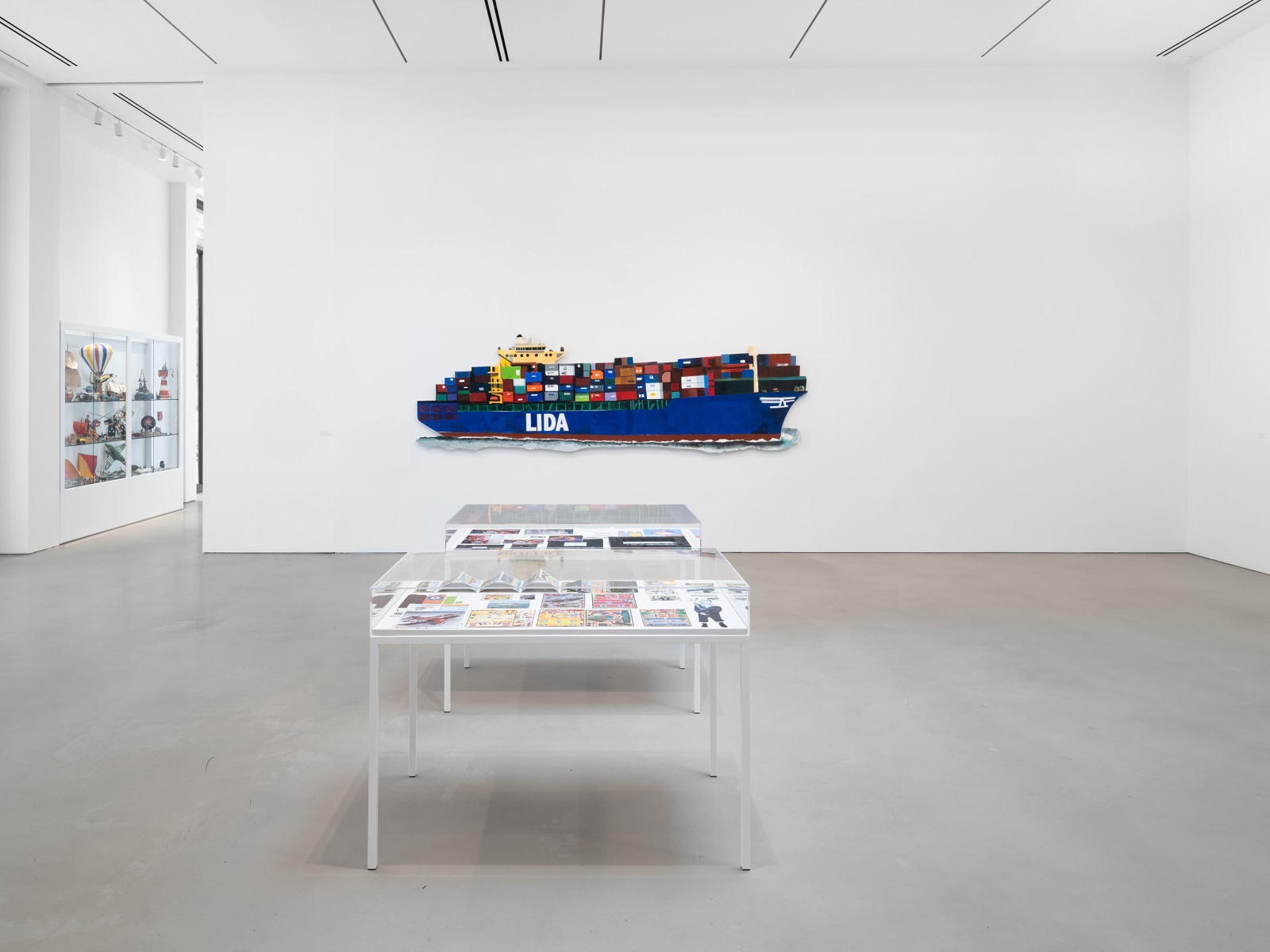 Installation view, Malcolm Morley, Painting as Model,&nbsp;Petzel, 2024