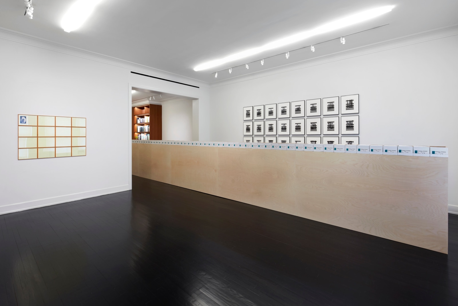 Hanne Darboven, Wade Guyton, Allan McCollum, Stephen Prina, Samson Young, Installation view