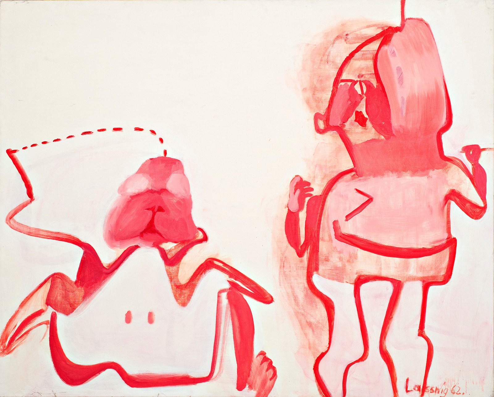 Maria Lassnig, Hasenbild