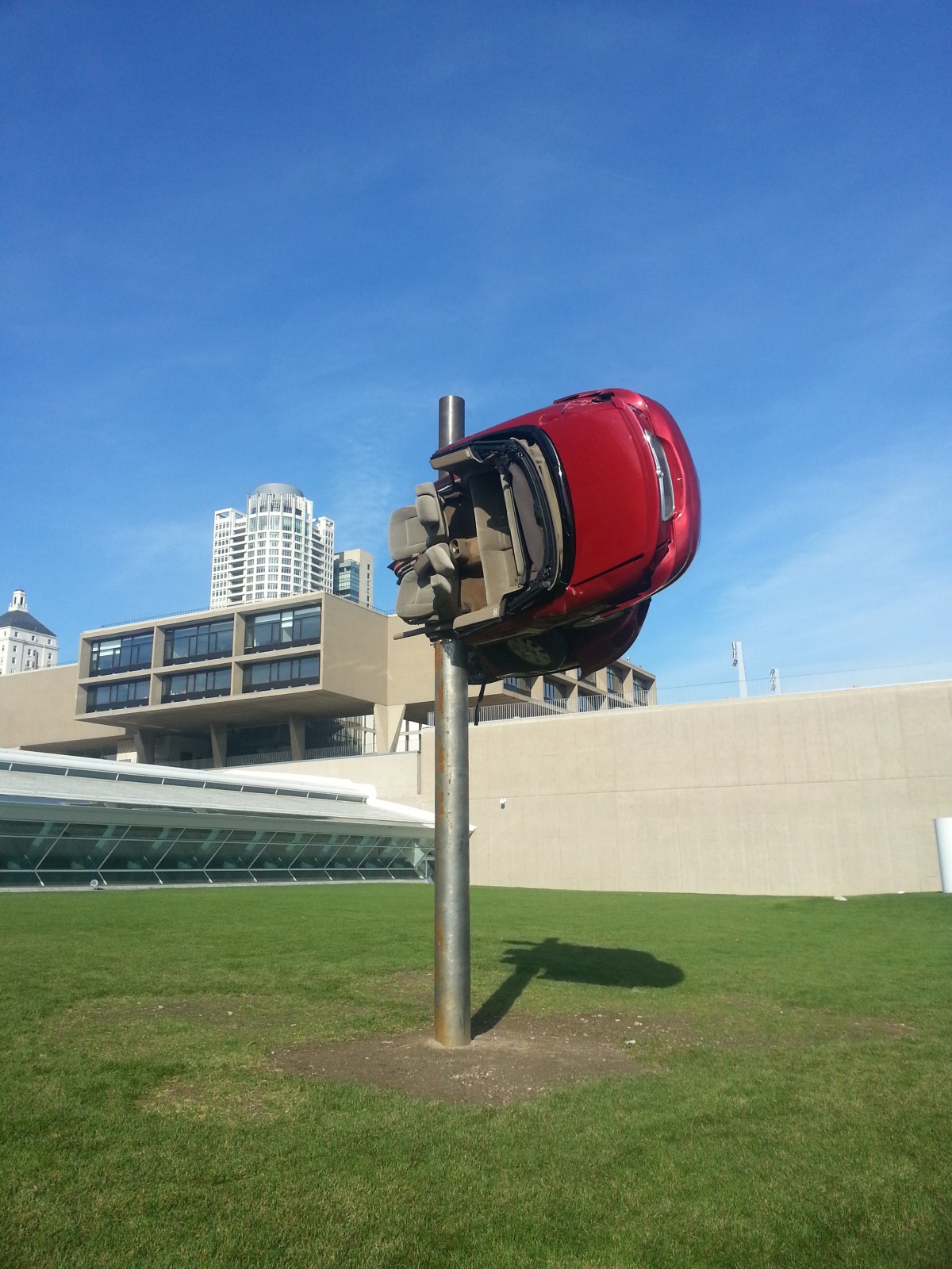 Installation view, Dirk Skreber,&nbsp;Currents 36, Milwaukee Art Museum, 2013