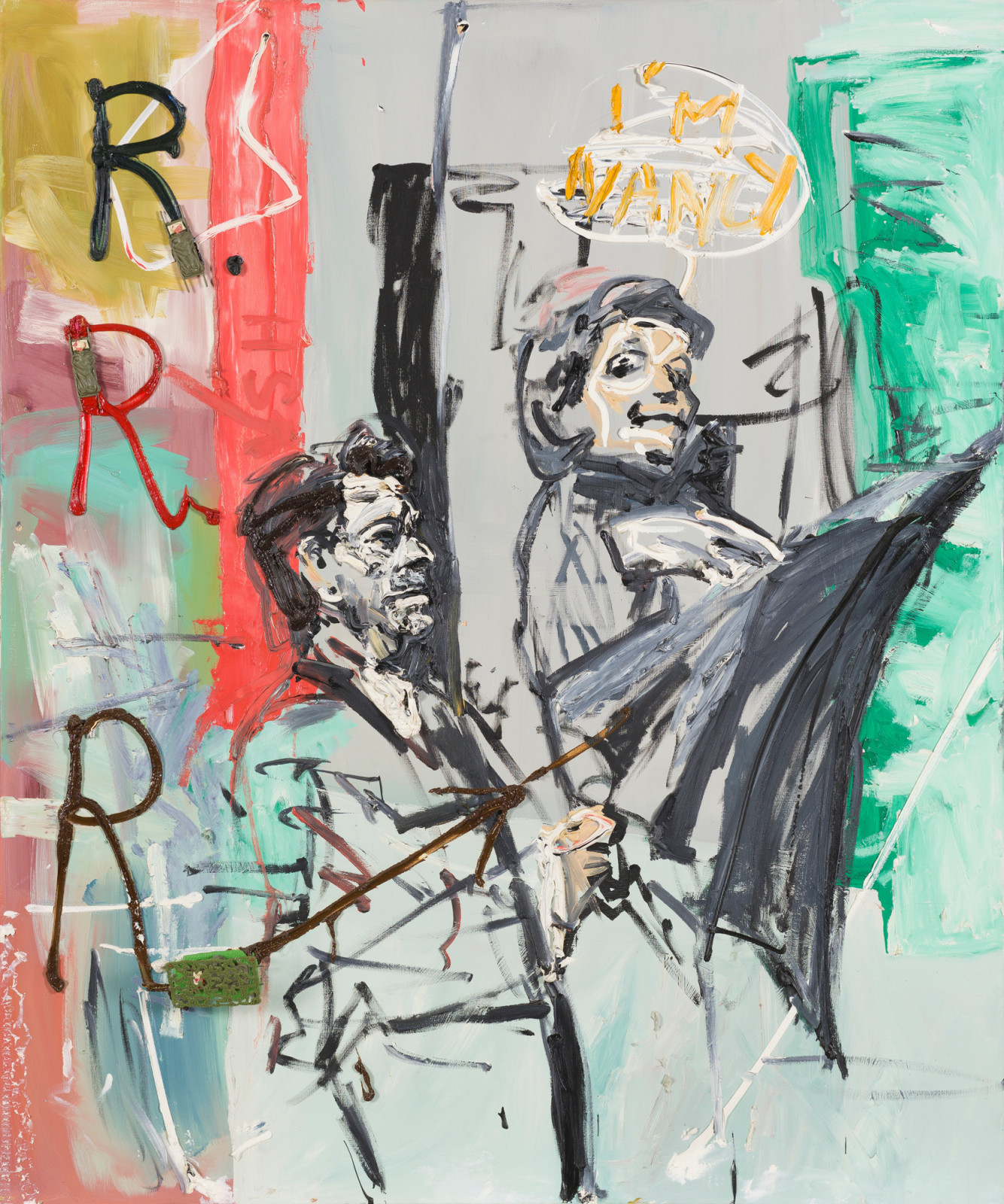 Martin Kippenberger, R.R.R. (Ronald Reagans Regenschirm) (Serie: Fiffen, Faufen, und Ferfaufen)