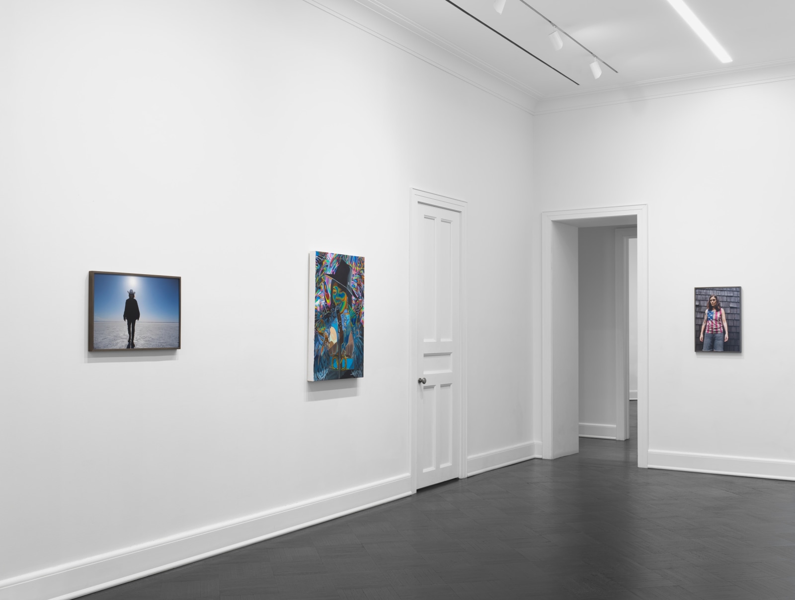 Installation view, Dana Hoey and Caitlin Cherry, Hello Trouble, Petzel, 2022