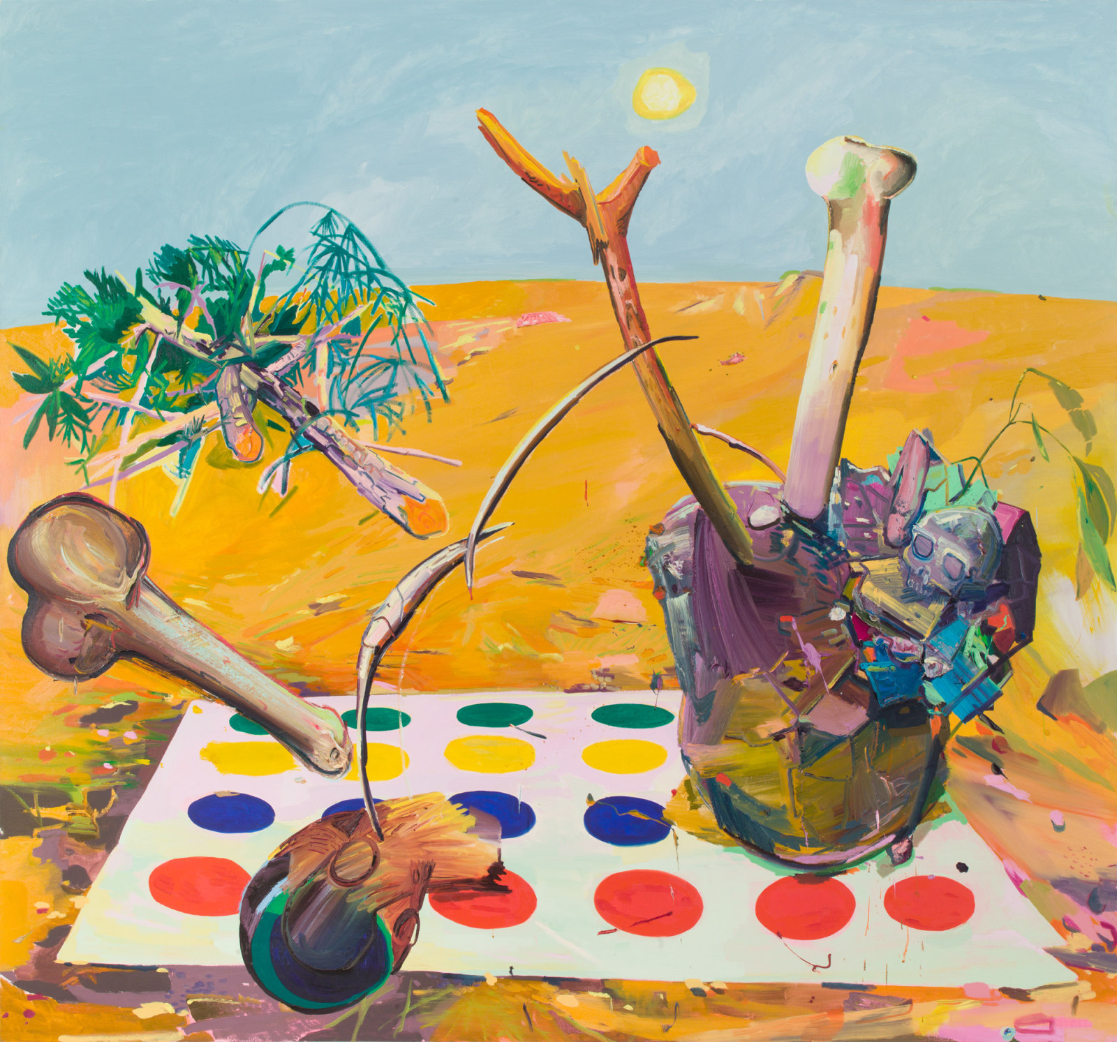 Dana Schutz, Twister Mat