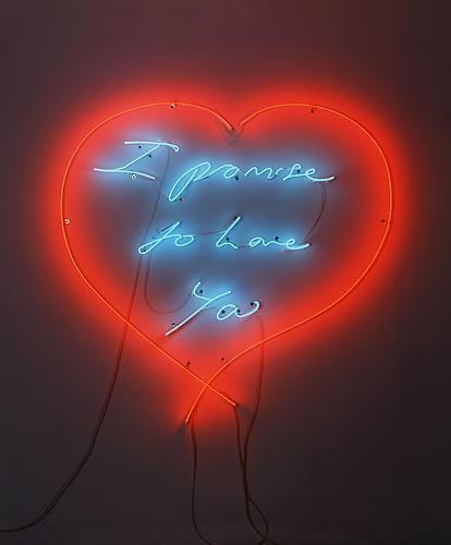 TRACEY EMIN I promise to love you, 2008