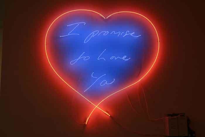 TRACEY EMIN I promise to love you, 2008