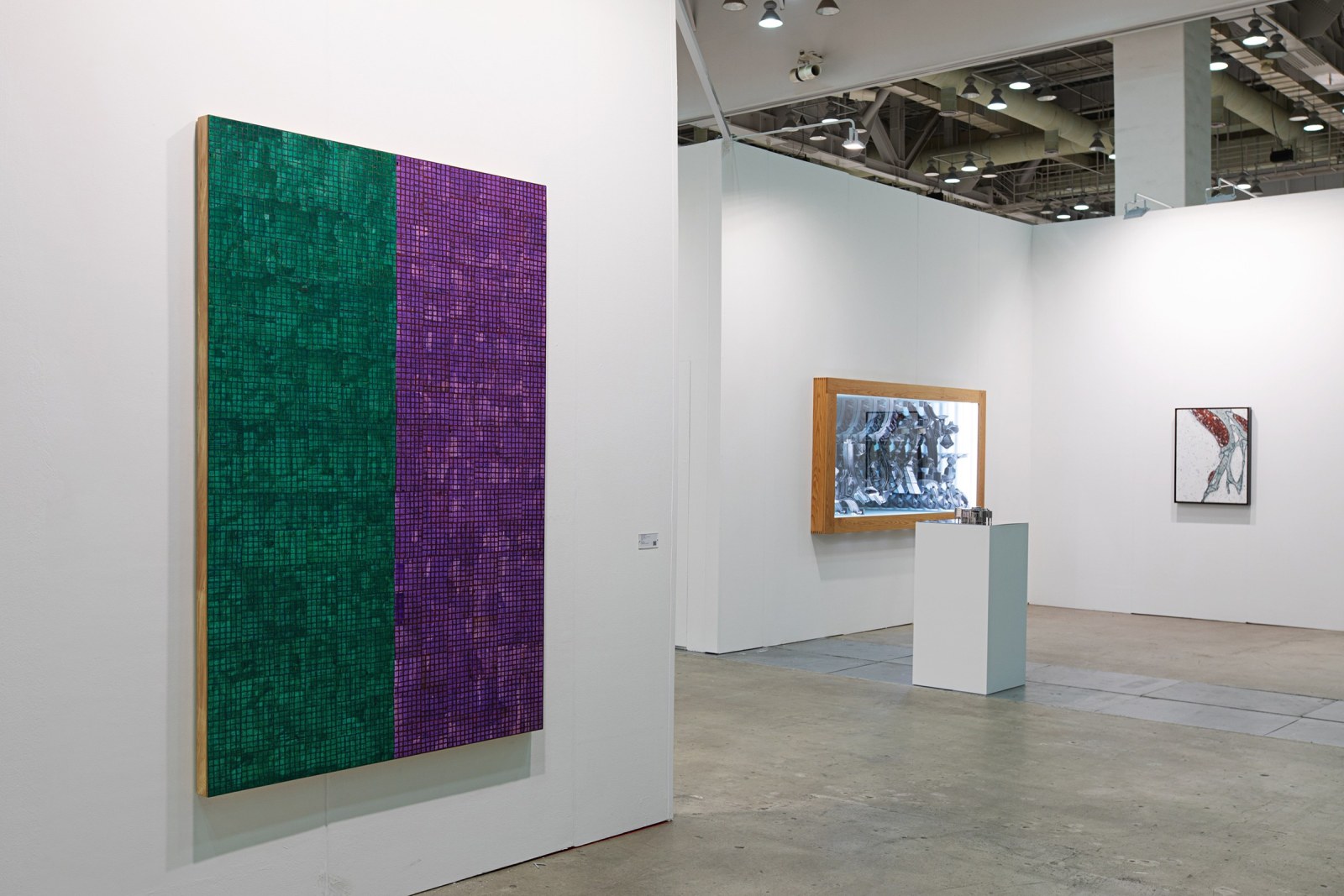 Fifth installation view of Lehmann Maupin's booth at Art Busan &amp; design 2020