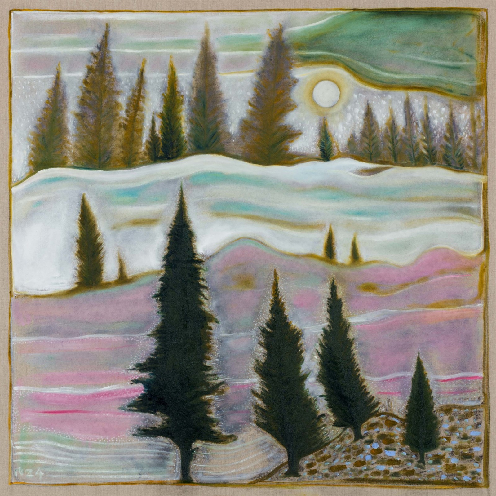 BILLY CHILDISH, Mist and snow, 2024