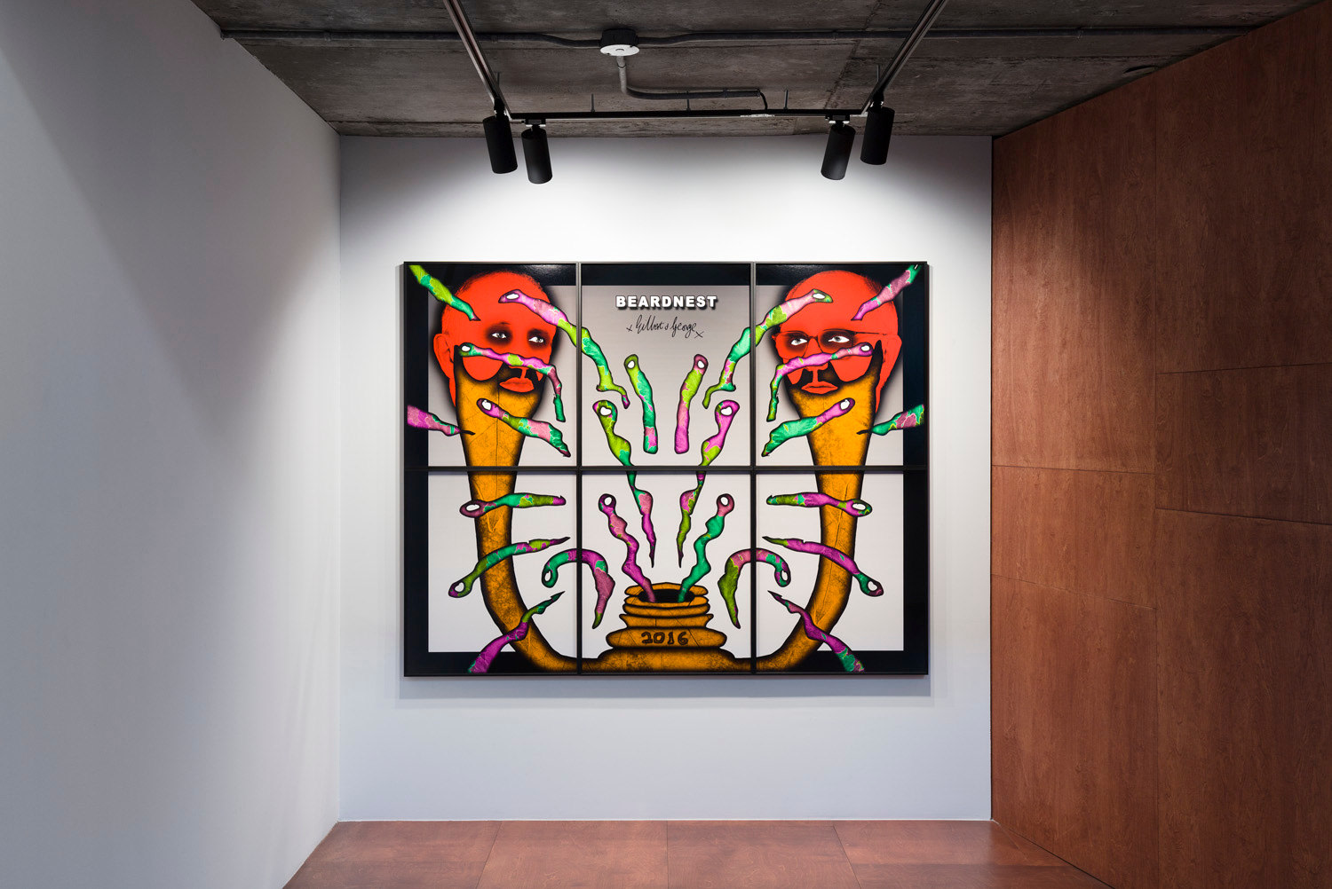 Gilbert &amp;amp; George,&nbsp;THE BEARD PICTURES, Installation view, Lehmann Maupin Seoul