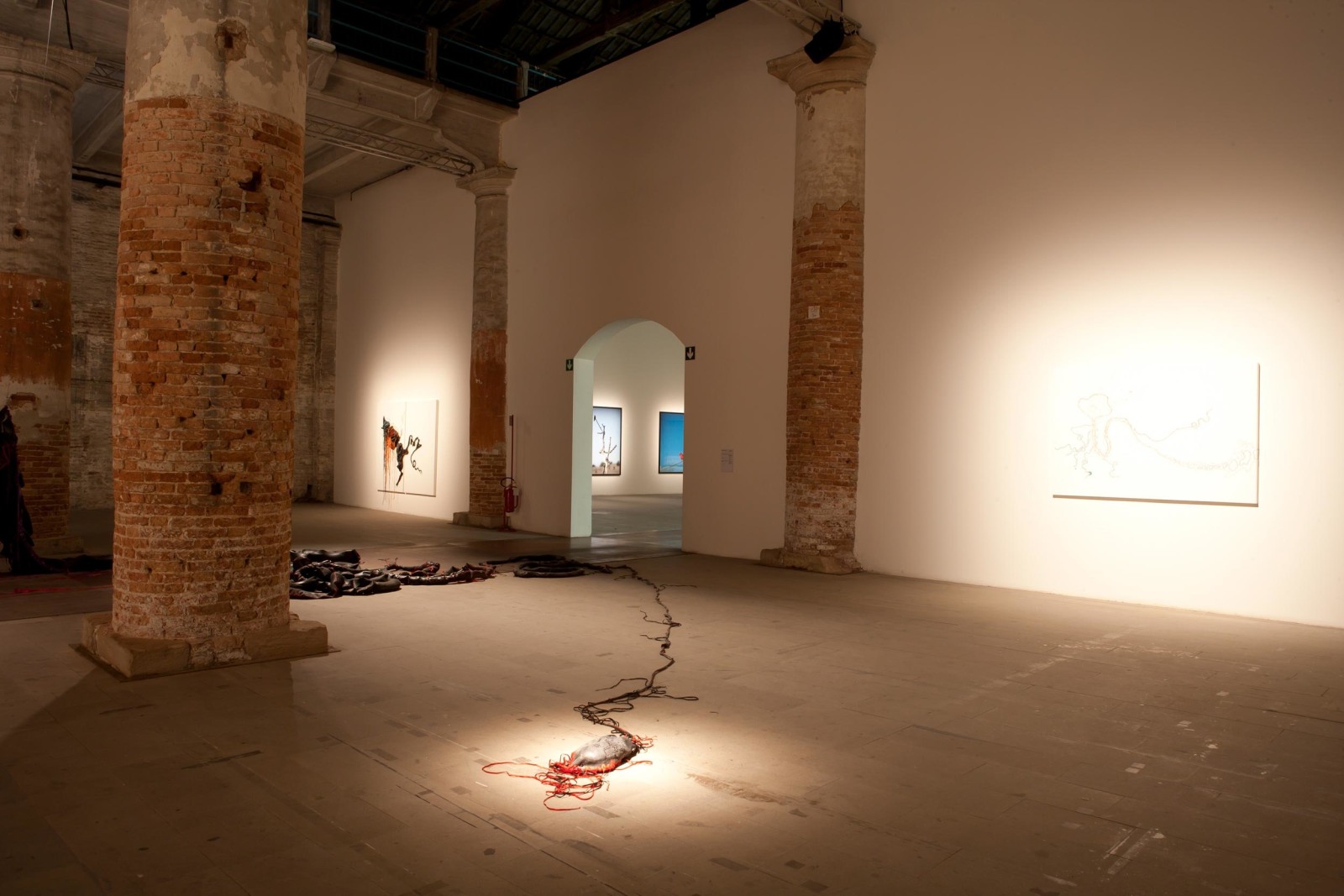 NICHOLAS HLOBO, Installation view,&nbsp;ILLUMInations Venice Biennale, Arsenale, Central Pavilion. Venice, Italy