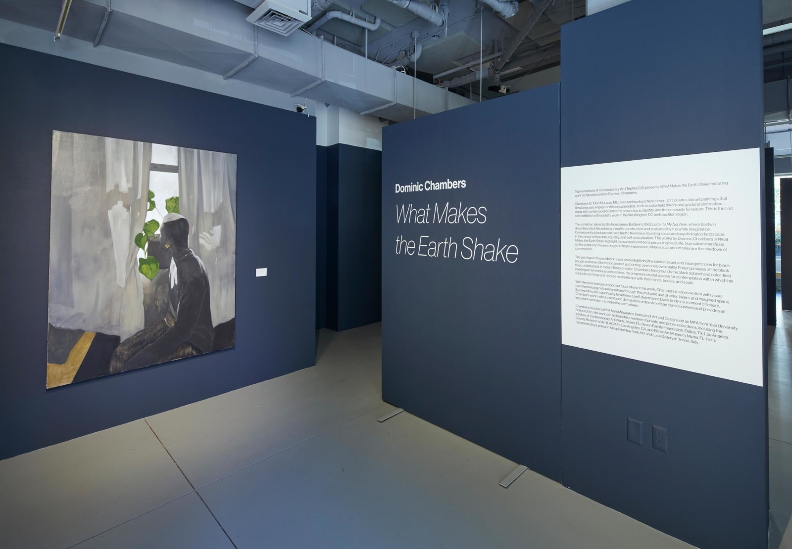 Dominic Chambers: What Makes the Earth Shake, Installation view