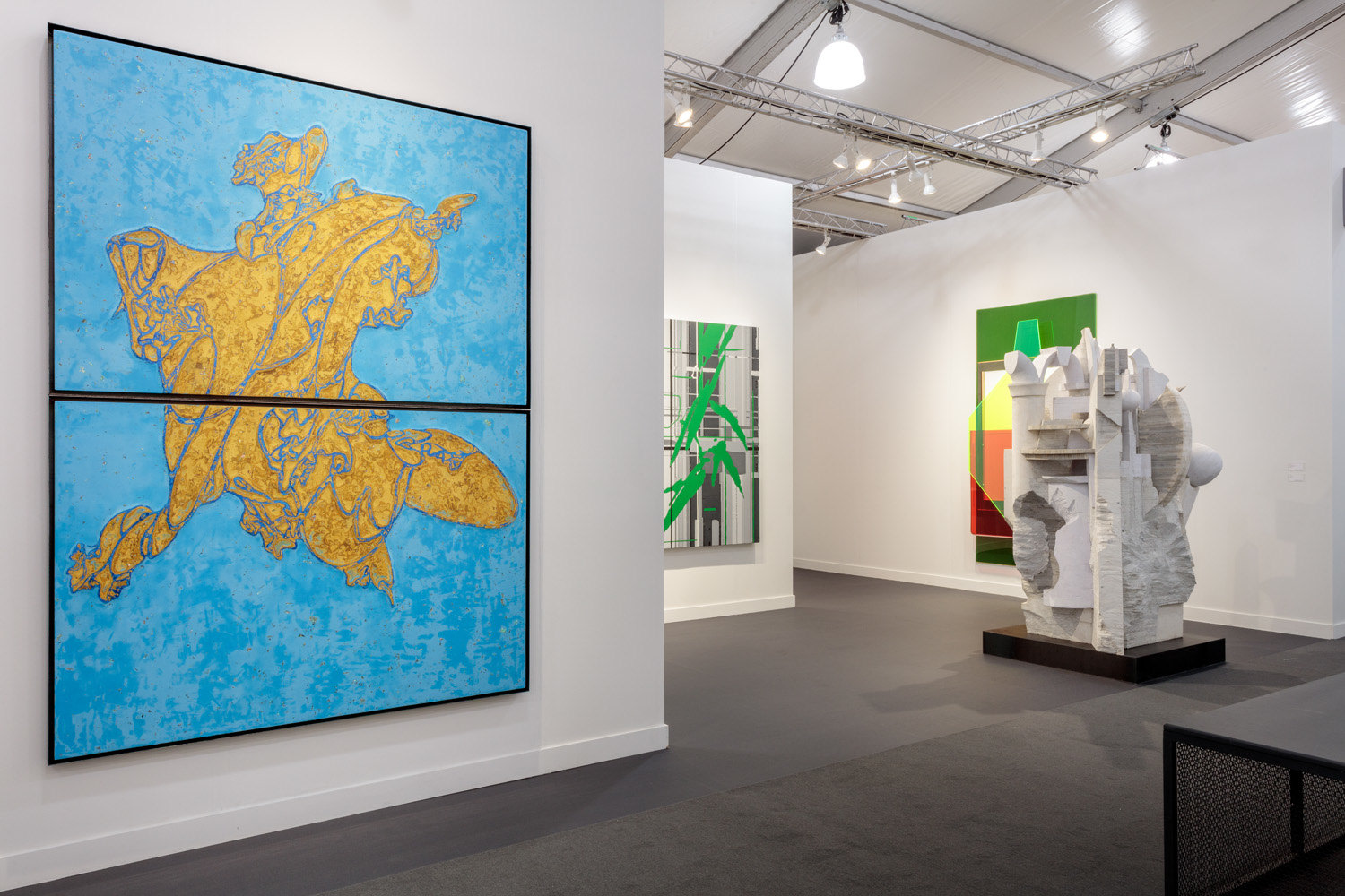 Lehmann Maupin's art fair booth at Frieze Los Angeles 2020 view 3