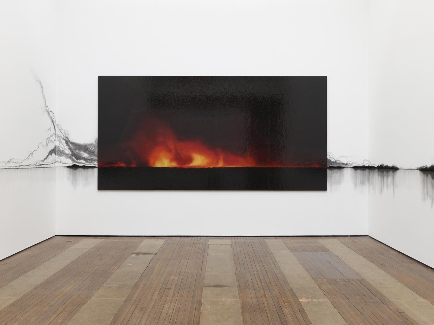 Teresita Fern&aacute;ndez, Fire (America) installation view 1