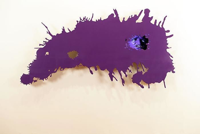 TONY OURSLER Splat (Purple), 2010