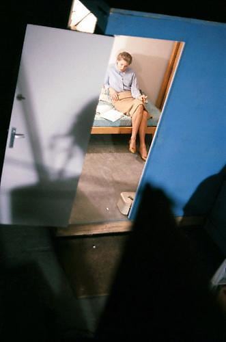 YUL BRYNNER Ingrid Bergman in Her Room on the Set of Anastasia, 1956