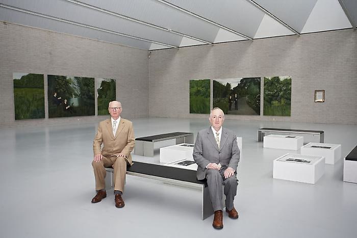 Installation view with Gilbert &amp;amp; George