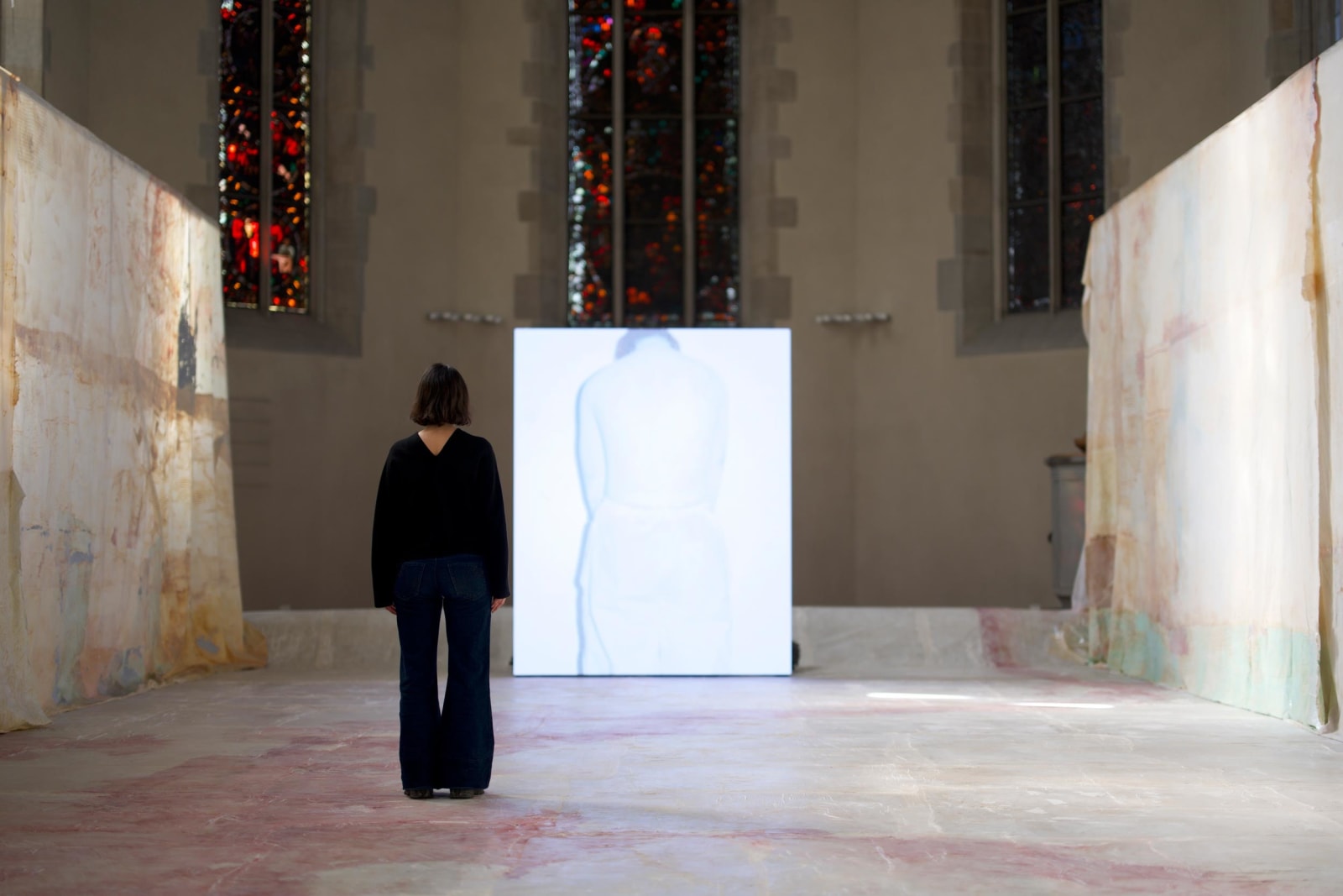 Mandy El-Sayegh: Enfleshing, Installation at Wasserkirche, Z&uuml;rich