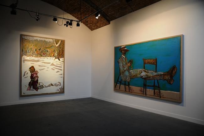Billy Childish Frozen Estuary and Other Paintings of the Divine Ordinary-Part II Installation view 4