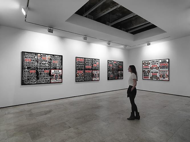 Gilbert &amp; George: London Pictures Installation View 4