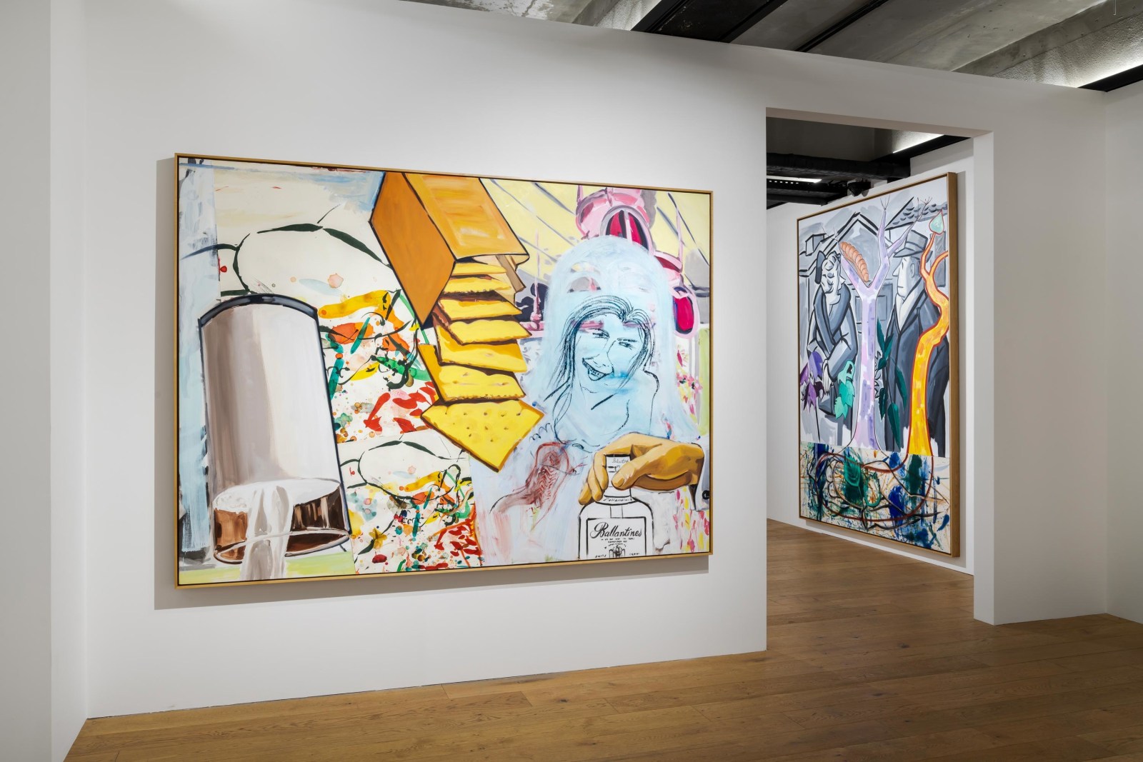 David Salle:&nbsp;Under One Roof, Installation view