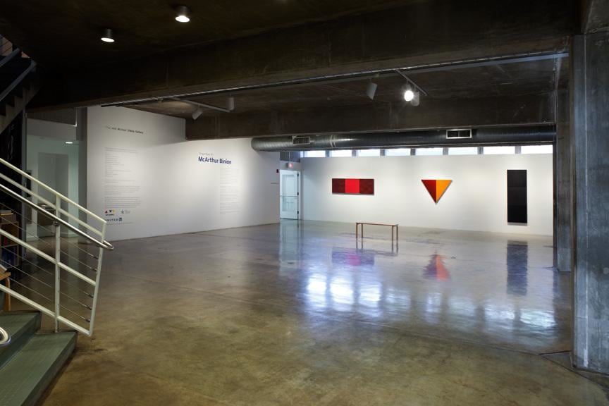  Perspectives 177: McArthur Binion, 	Installation view, Contemporary Arts Museum Houston