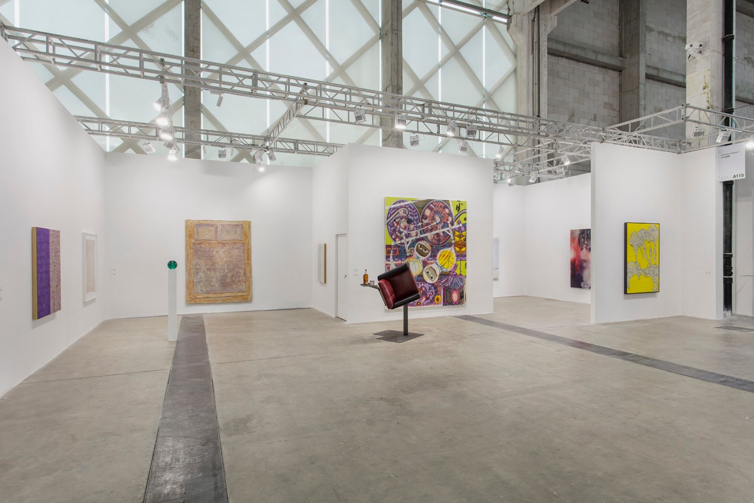 Installation view of Lehmann Maupin's booth at West Bund Art &amp; Design 2019 in Shanghai, view 2