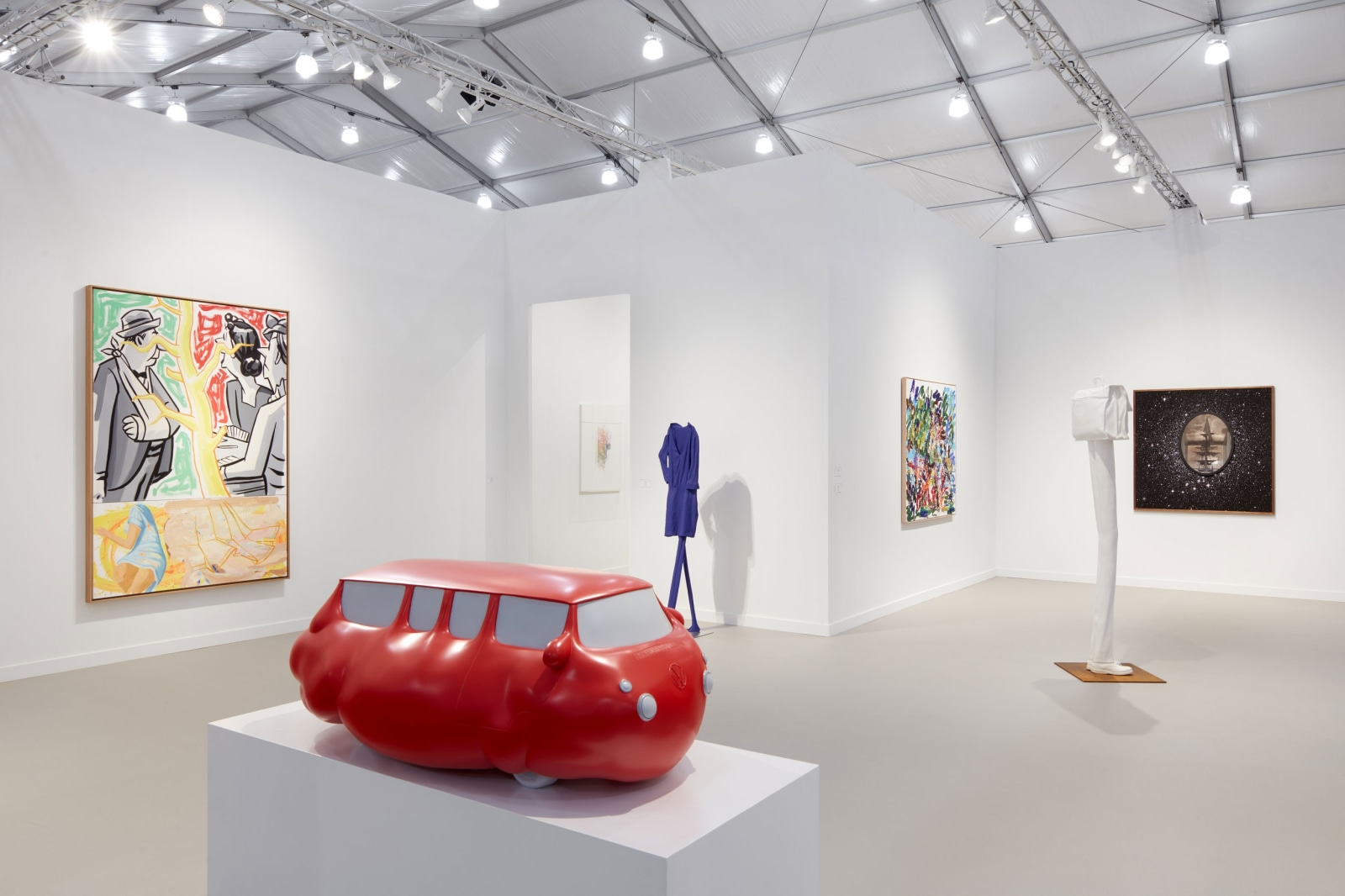 Frieze Los Angeles, Installation view, Lehmann Maupin, Booth E10