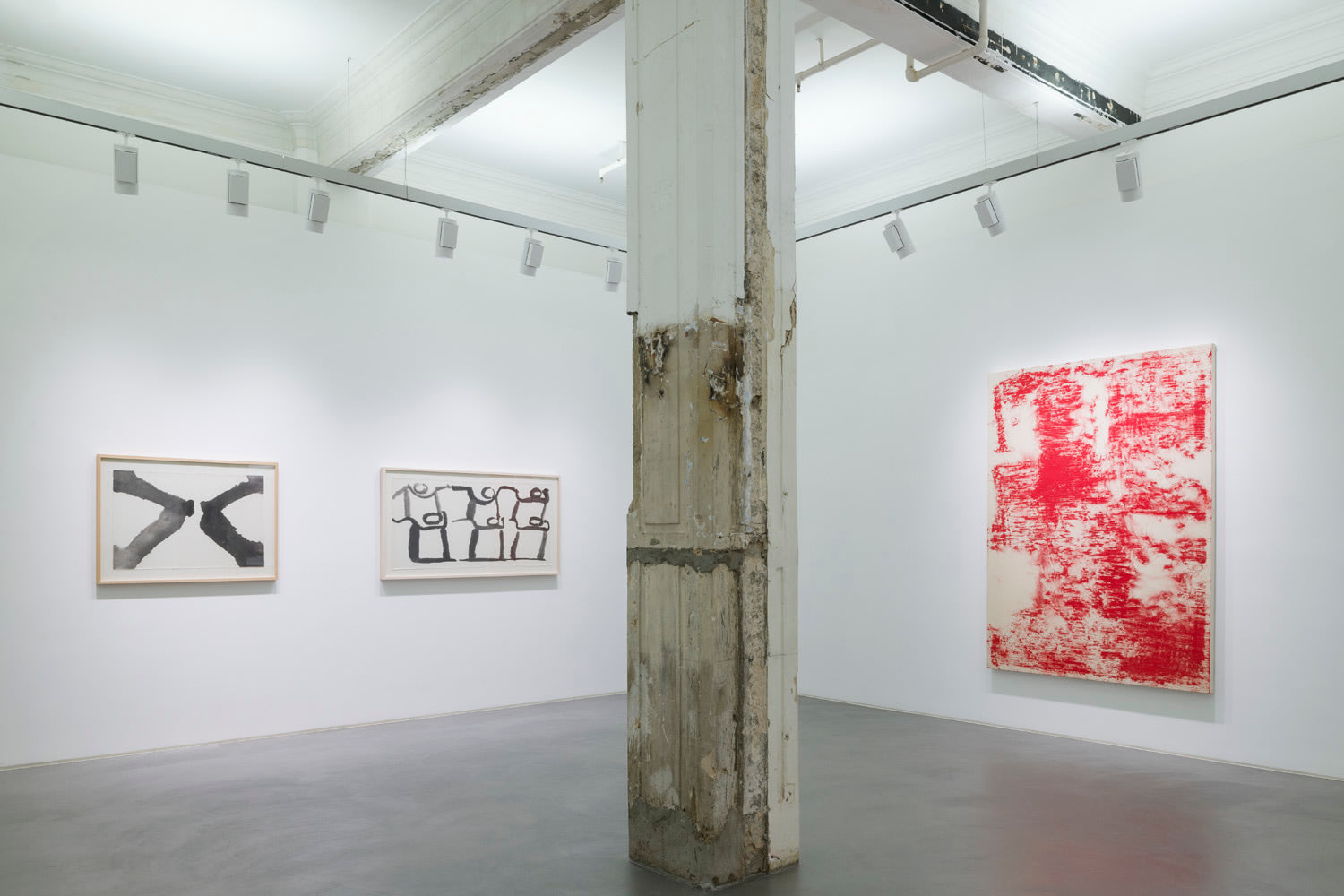 First installation view of the group exhibition be/longing at Lehmann Maupin Hong Kong