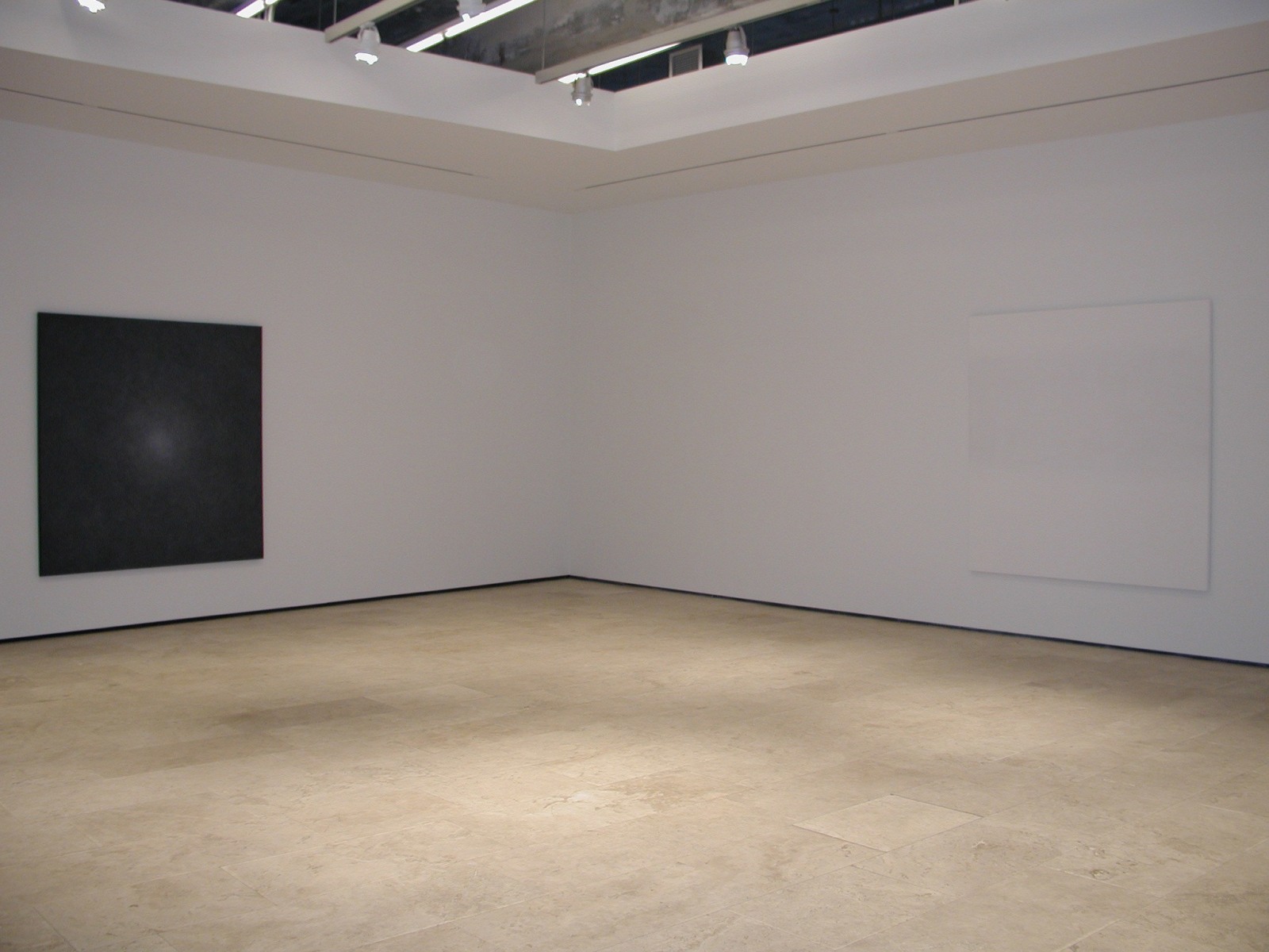 Installation view of Shirazeh Houshiary exhibition in 2003 at Lehmann Maupin in New York, view 3