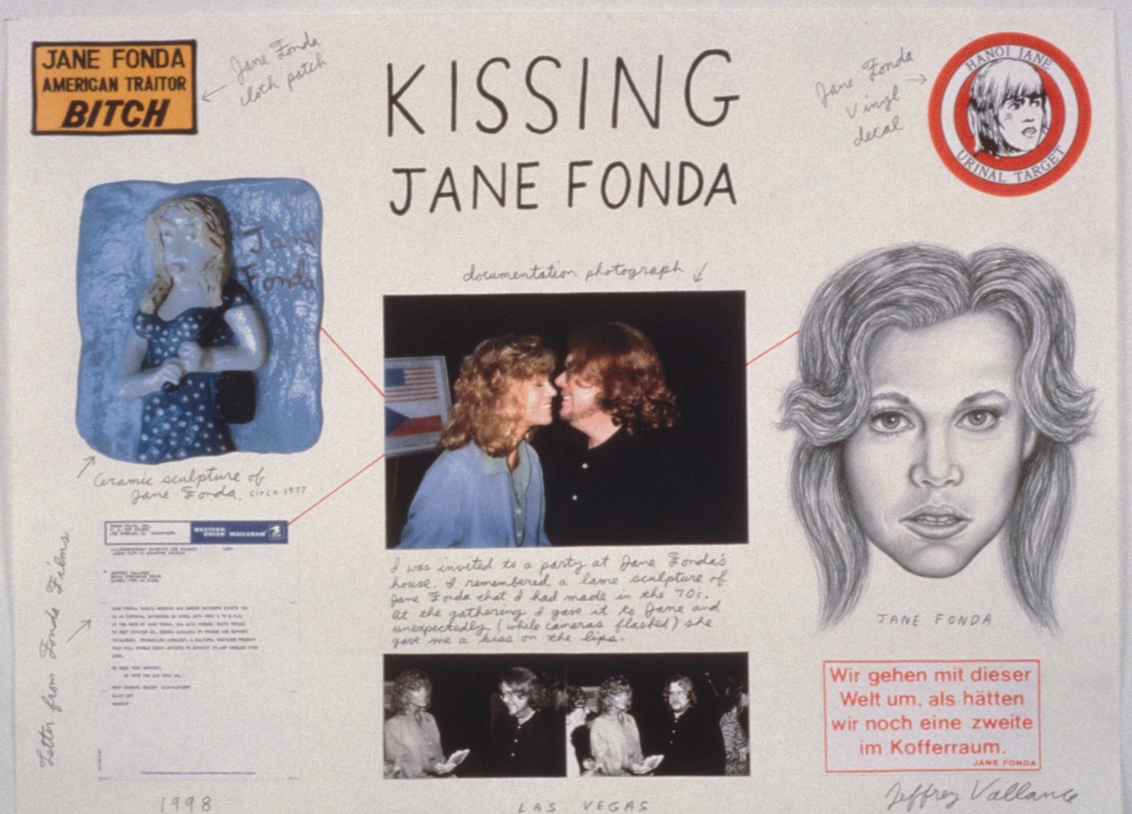 JEFFREY VALLANCE, Kissing Jane Fonda, 1998