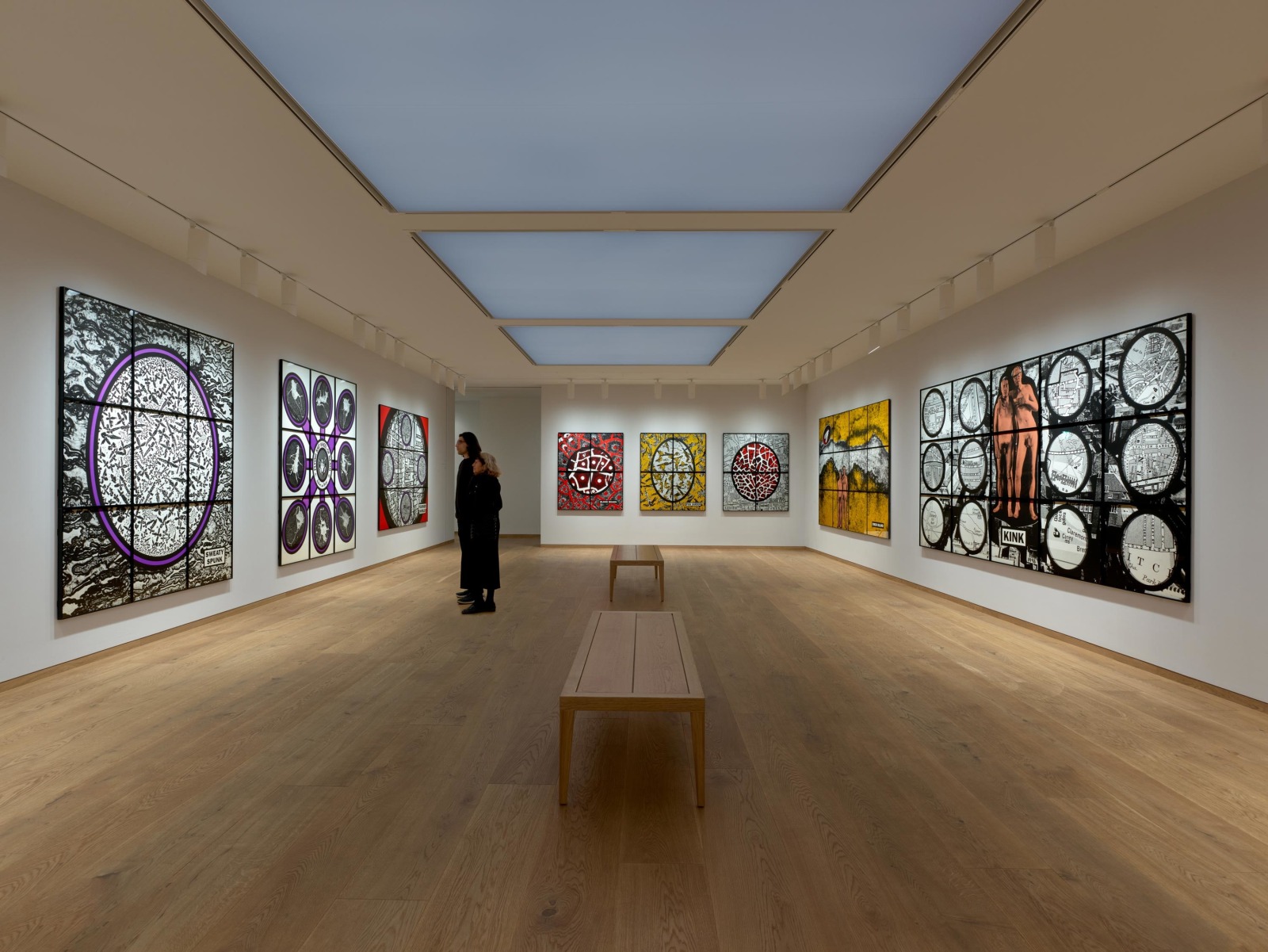 Gilbert & George: DEATH HOPE LIFE FEAR…, Installation View