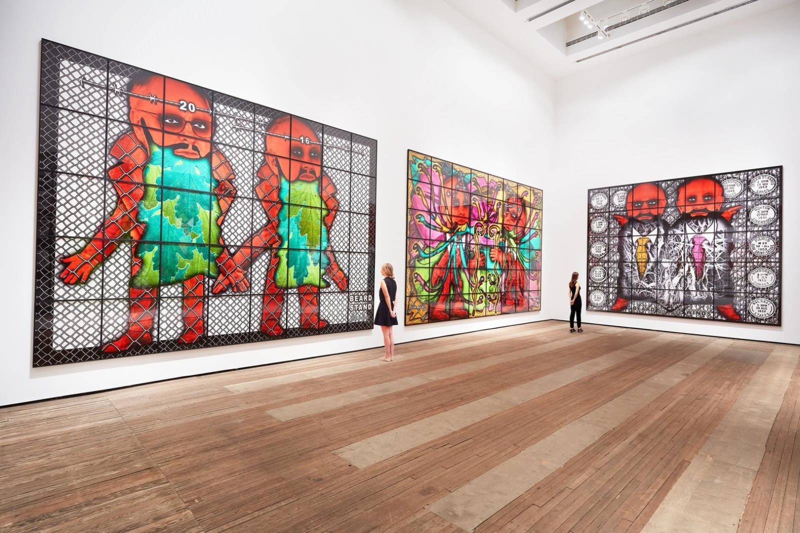GILBERT &amp; GEORGE, THE BEARD PICTURES installation view 8