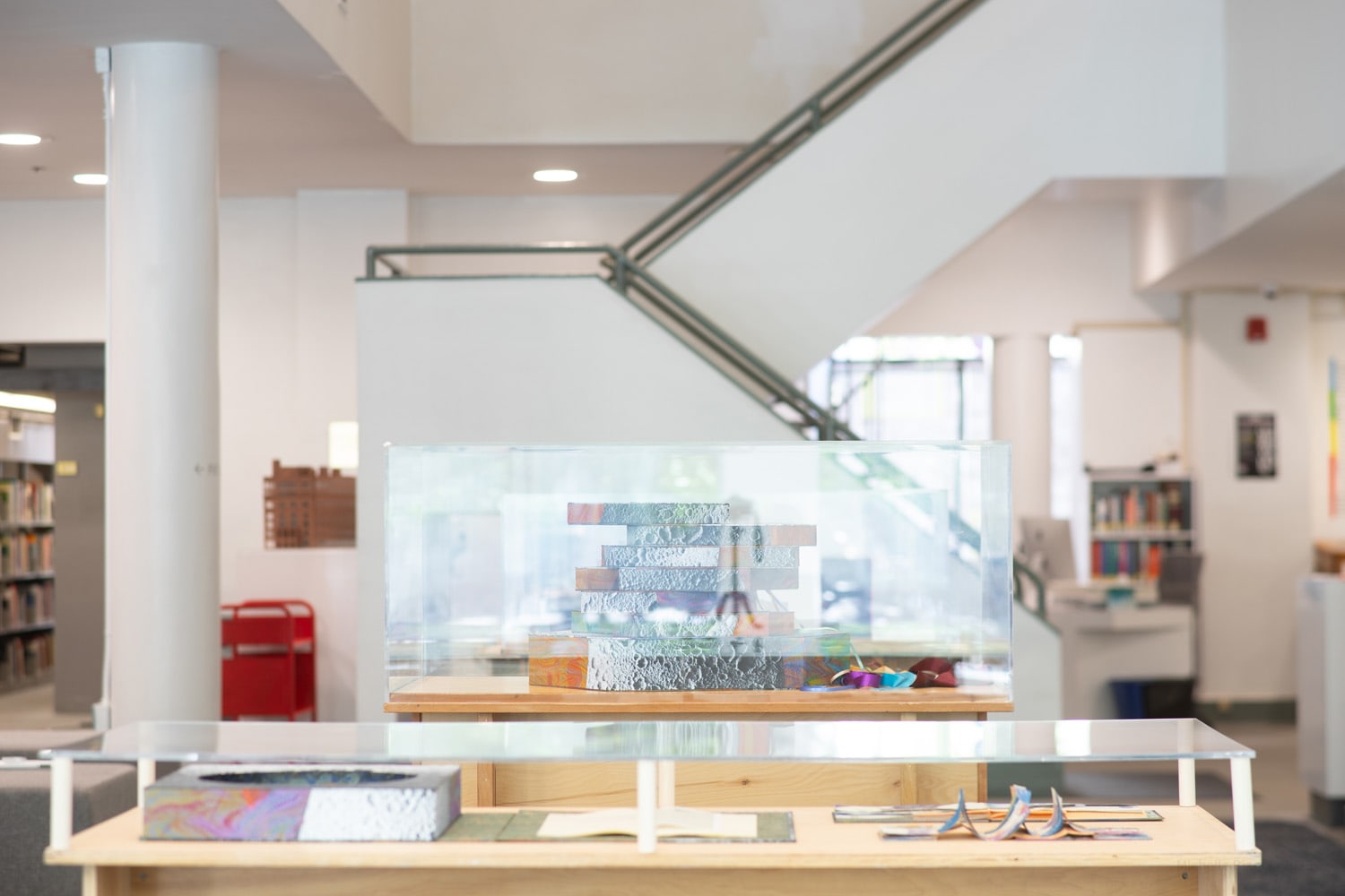 A Comedy for Mortals: Artists Books of Tammy Nguyen, Installation view