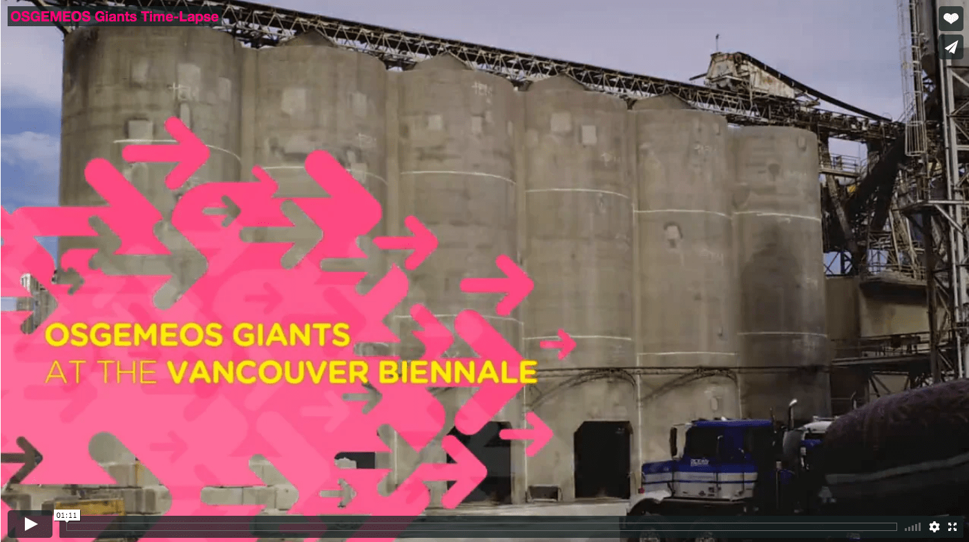 OSGEMEOS,&nbsp;Giants Time-lapse installation video