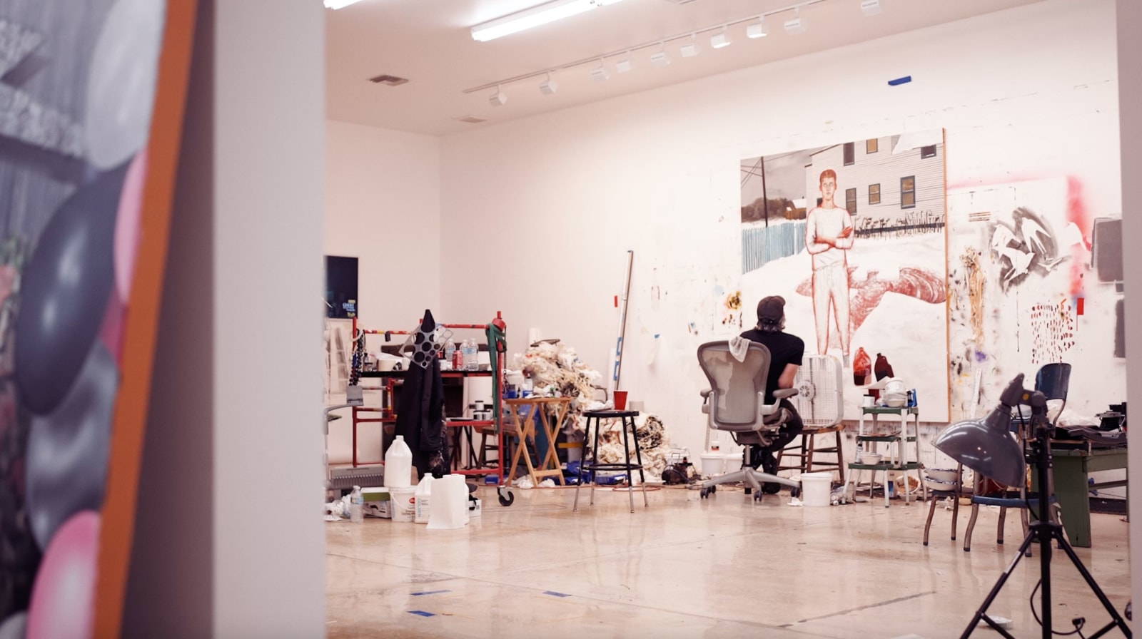 In the Studio with Hernan Bas