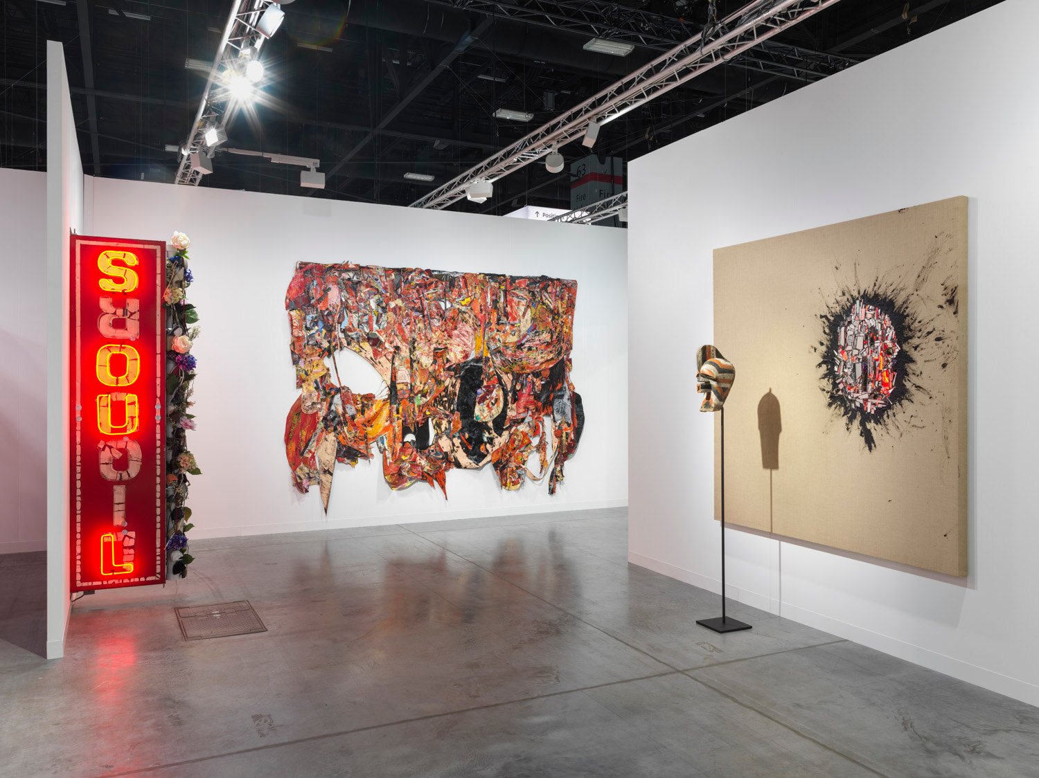 Installation view of Lehmann Maupin's booth at Art Basel Miami Beach 2018, view 3
