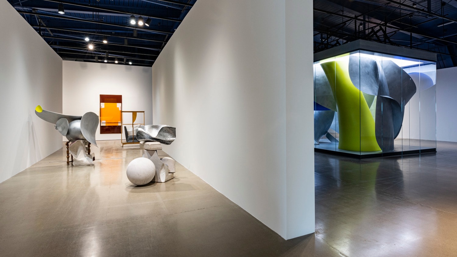 Installation view of Liu Wei Invisible Cities at moCa Cleveland, perspective 10