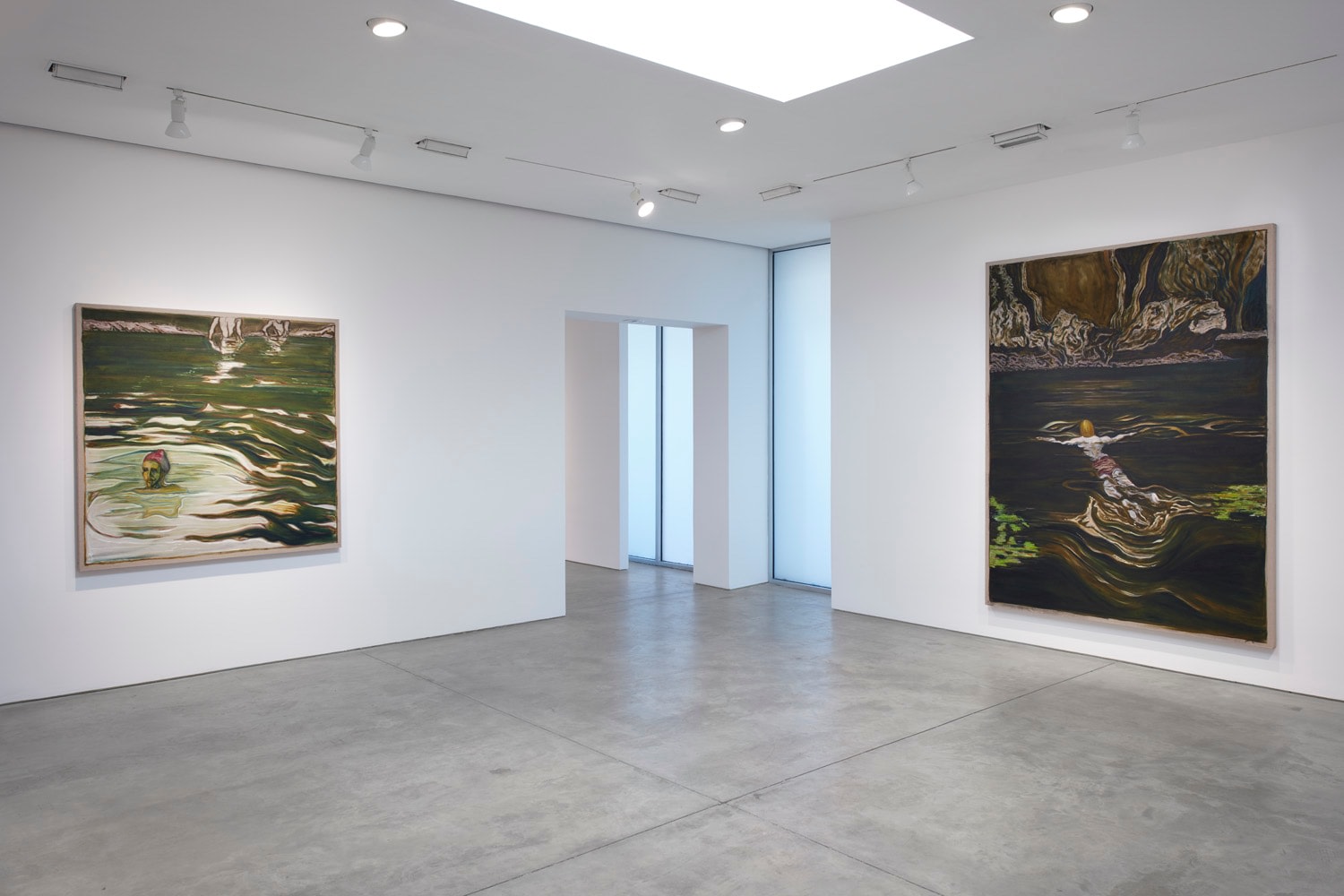 Installation view of Billy Childish exhibition at Lehmann Maupin gallery, New York, 2020, view 3