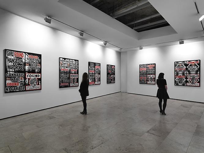 Gilbert &amp; George: London Pictures Installation View 3