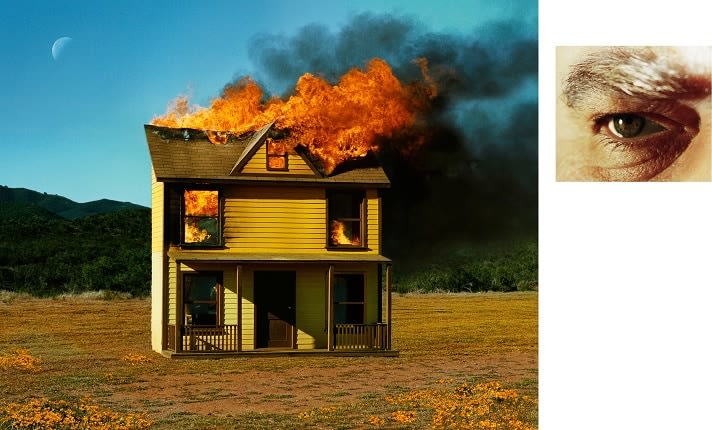 Alex Prager, Compulsion: 4:01pm, Sun Valley / Eye #3 (House Fire), 2012