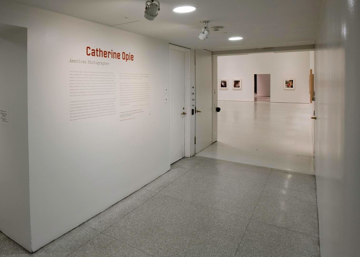  Installation view of Catherine Opie: American Photographer at the Solomon R. Guggenheim Museum, New York